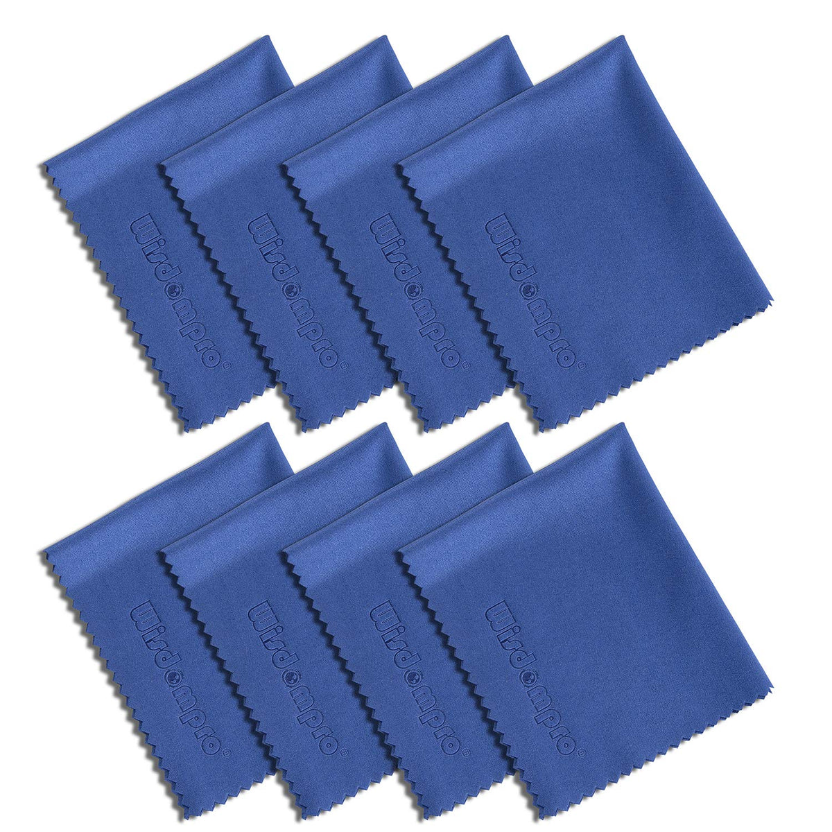 Wisdompro 8 Pack 6X7 Inches Microfiber Cleaning Cloth For Camera Lens, Glasses, Phone, Iphone, Ipad, Tablet, Laptop, Lcd Tv, Com