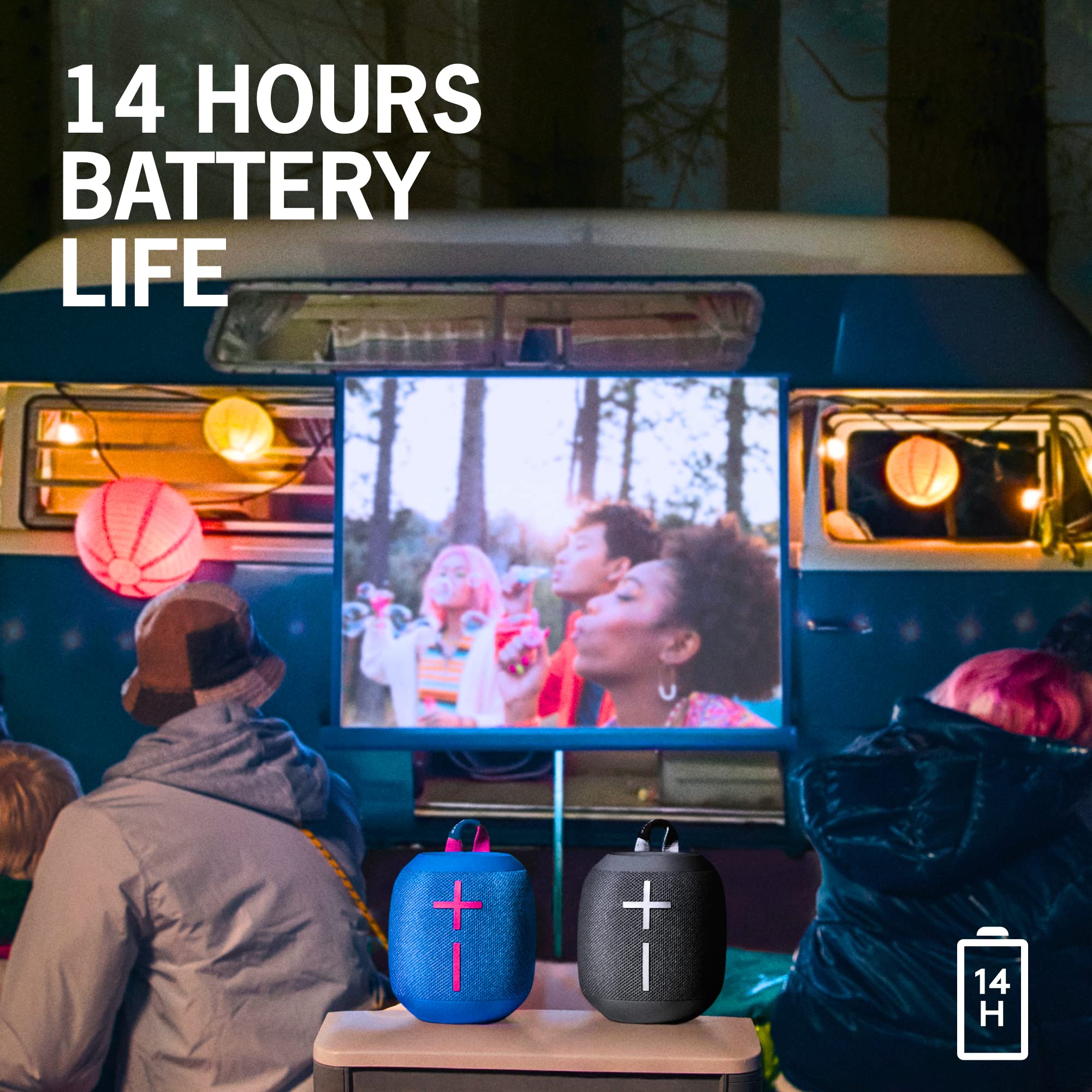 Ultimate Ears Wonderboom 3, Small Portable Wireless Bluetooth Speaker, Big Bass 360-Degree Sound For Outdoors, Waterproof, Dustp