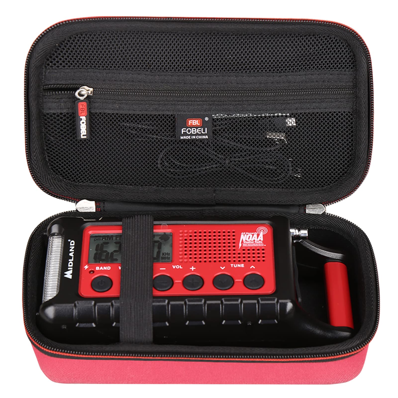 Fblfobeli Hard Eva Storage Case Compatible With Midland Er310 / Er210 /Er300/Er50 Emergency Crank Weather Am/Fm Radio, Portable Travel Container Bag (Case Only)