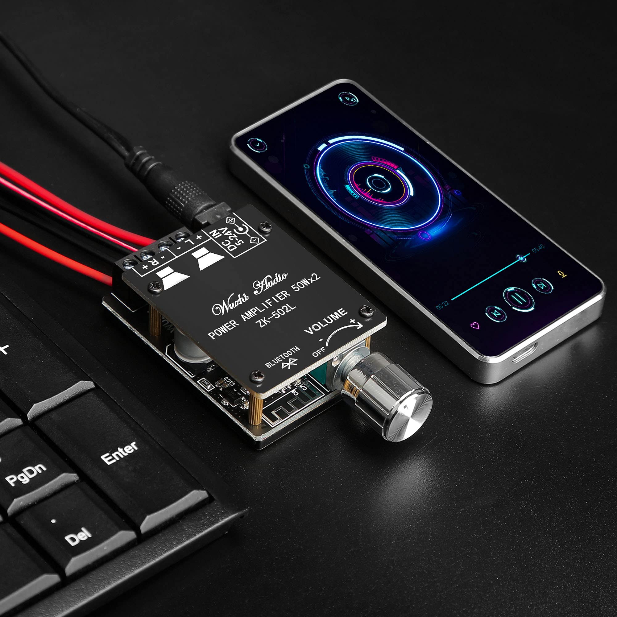 Wuzhi Audio Zk-502L Power Amplifier Board Class D Amp Module For Diy Wireless Speaker (Zk-502L)