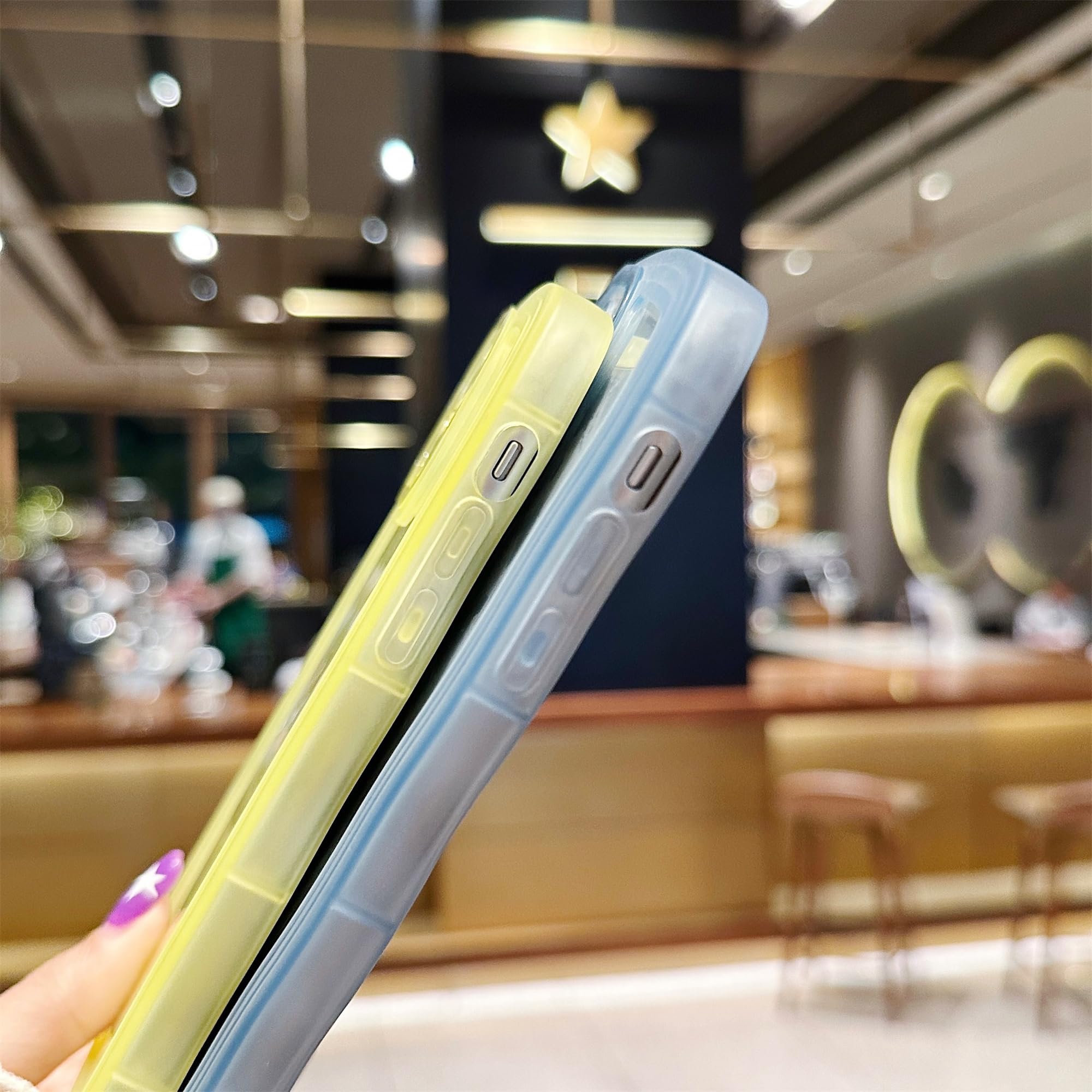 Skylmw Compatible With Iphone 12 Case 6.1'' 2020, Cute Kawaii Curly Wave Frame Shape Soft Silicone Shockproof Protective Phone C