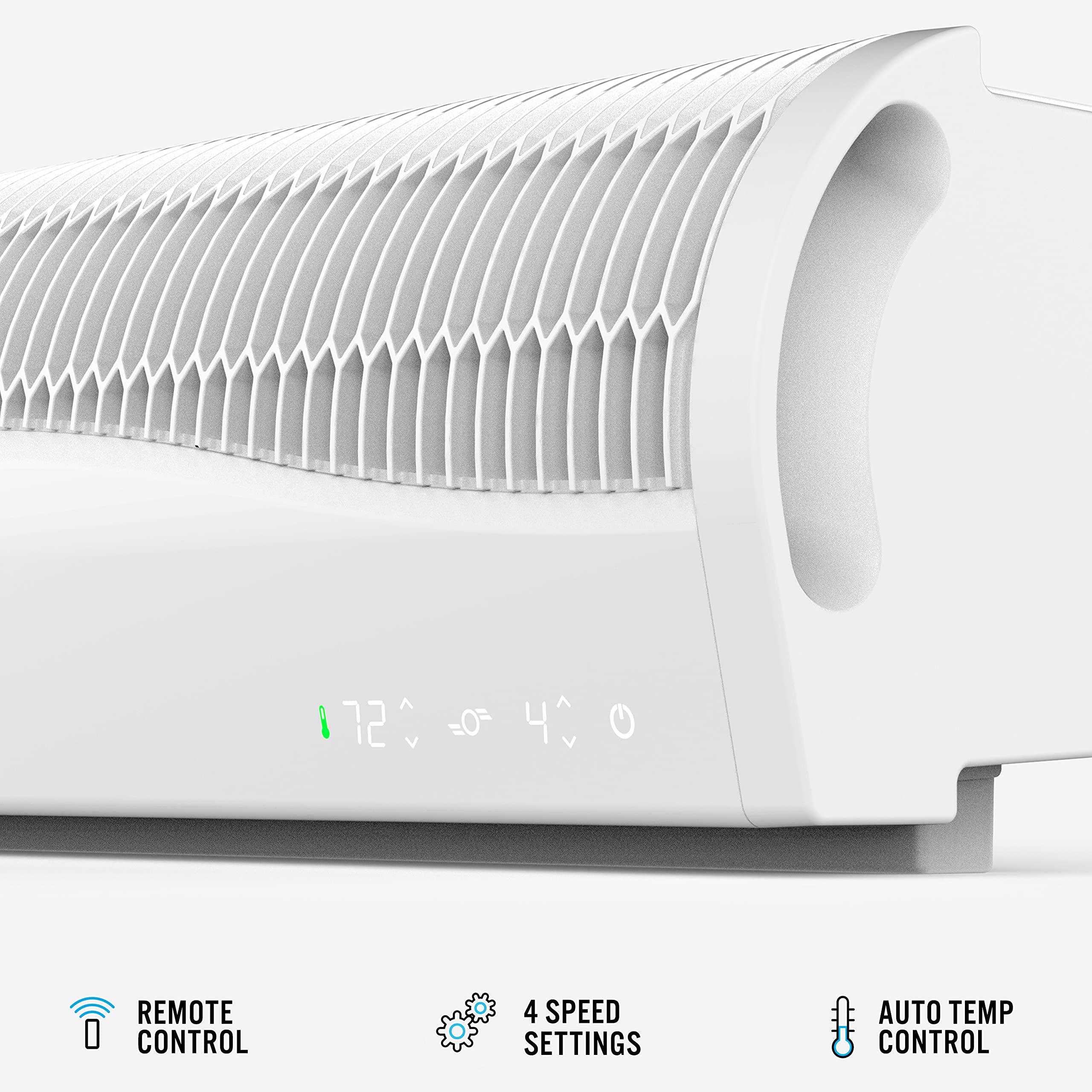 Vornado Transom Window Fan With 4 Speeds, Remote Control, Reversible Exhaust Mode, Weather Resistant Case, Whole Room, Ice White