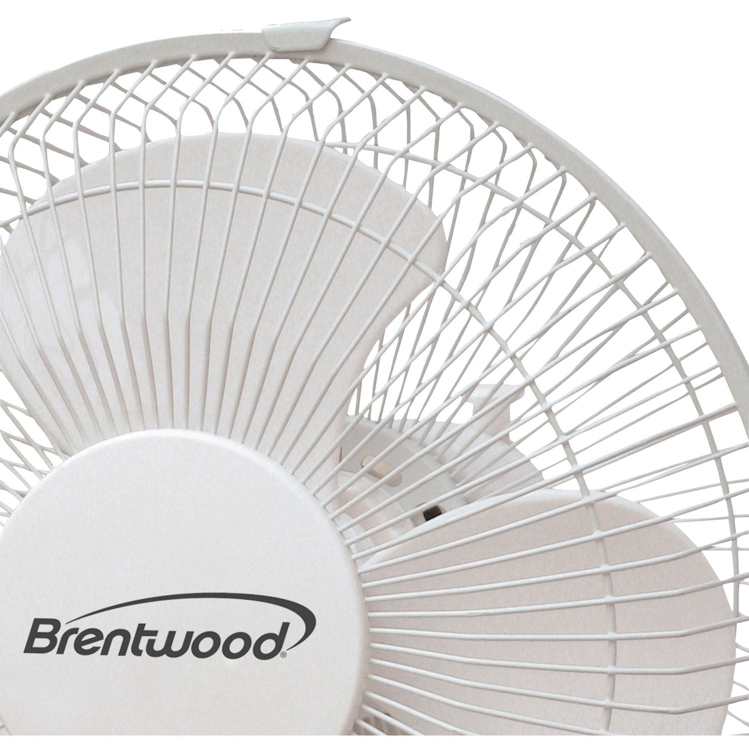Brentwood Kool Zone F9Dw 9'' Oscillating Desk Fan, One Size, White