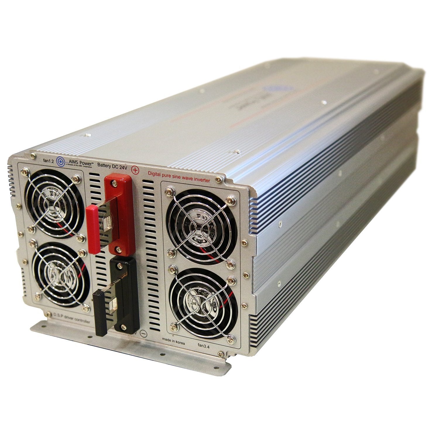 Aims Power 5000 Watt 12V Dc To 120V Ac Industrial Pure Sine Power Inverter Industrial