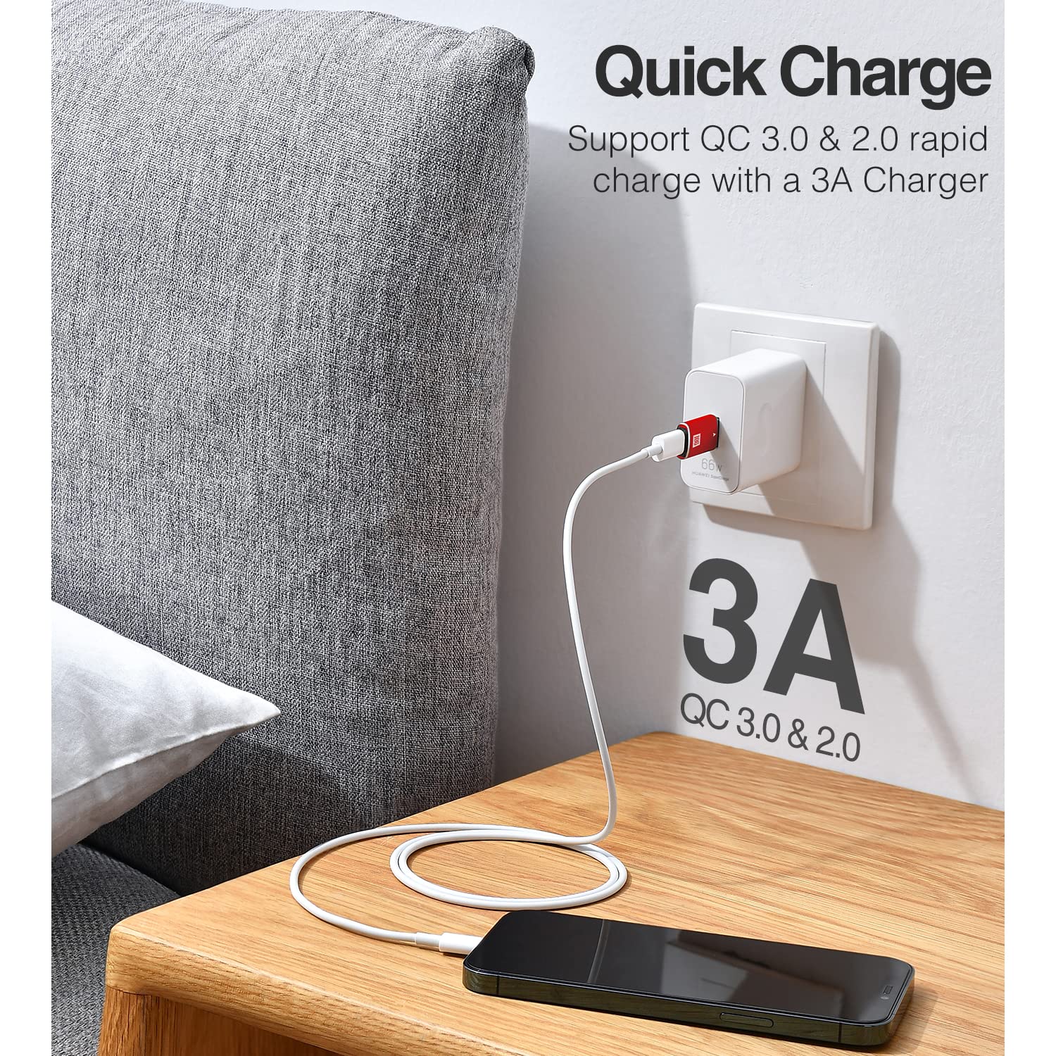 [10Gbps] Usb C Female To Usb Male Adapter, Usb 3.1 A To Usb C Adapter Superspeed Data Sync Compatible With Iphone 16/ Iphone 15 Plus Pro Max,Type C Earphone, Laptop, Charger, Quest Link  Red