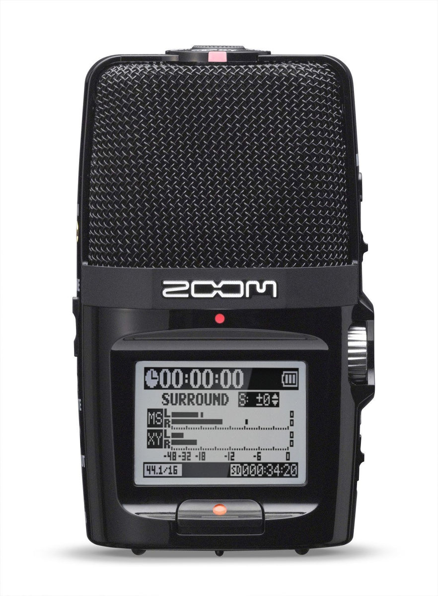 Zoom H2n StereoSurround-Sound Portable Recorder, 5 Built-In Microphones ...