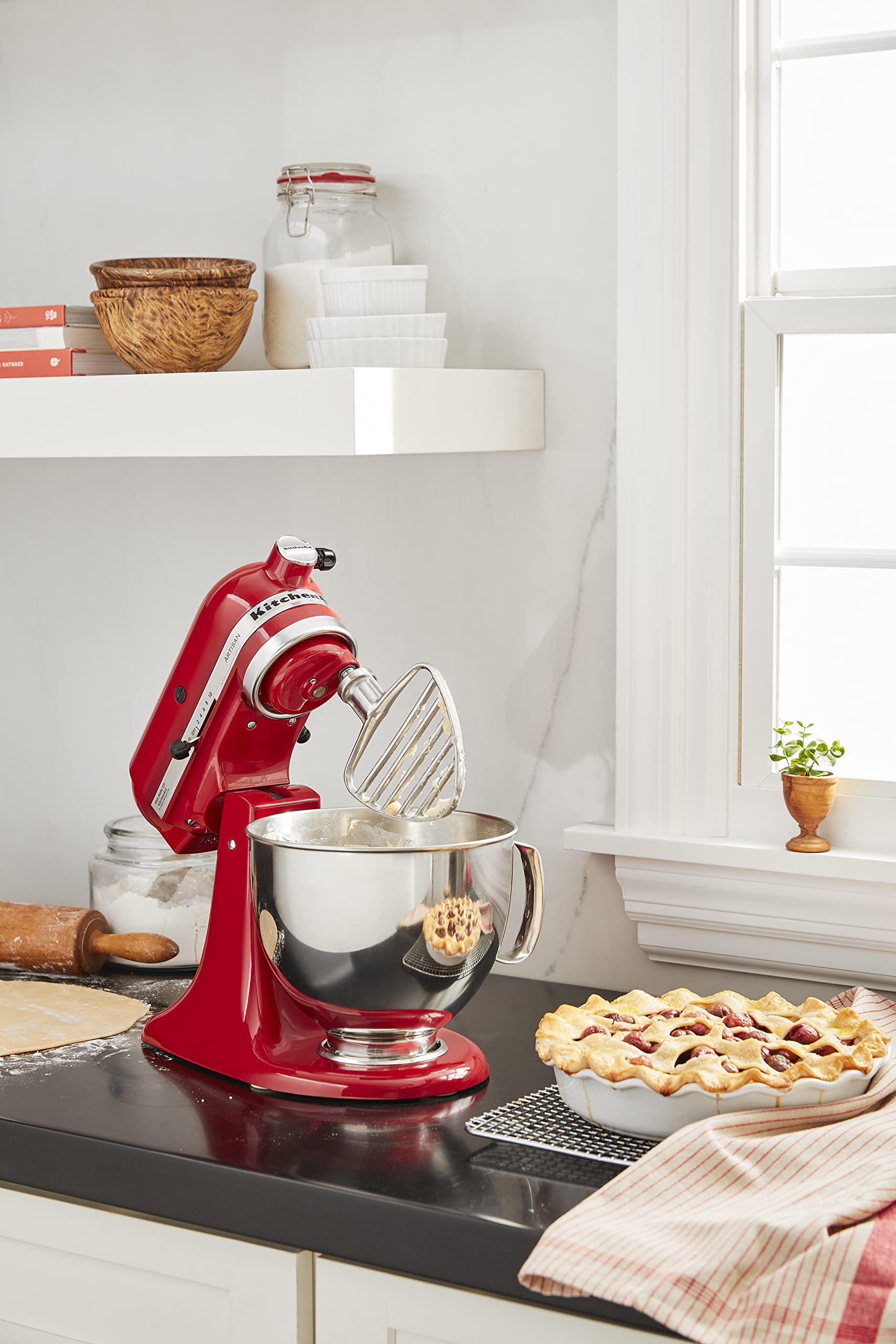 Kitchenaid Pastry Tilt Head Stand Mixer Beater Attachment, Stainless Steel