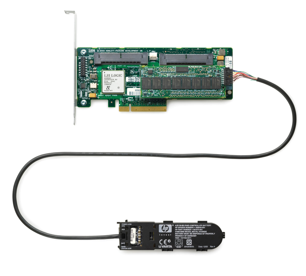 HP Smart Array P400 512 MB RAID Storage Controller with BBWC 411064 B21
