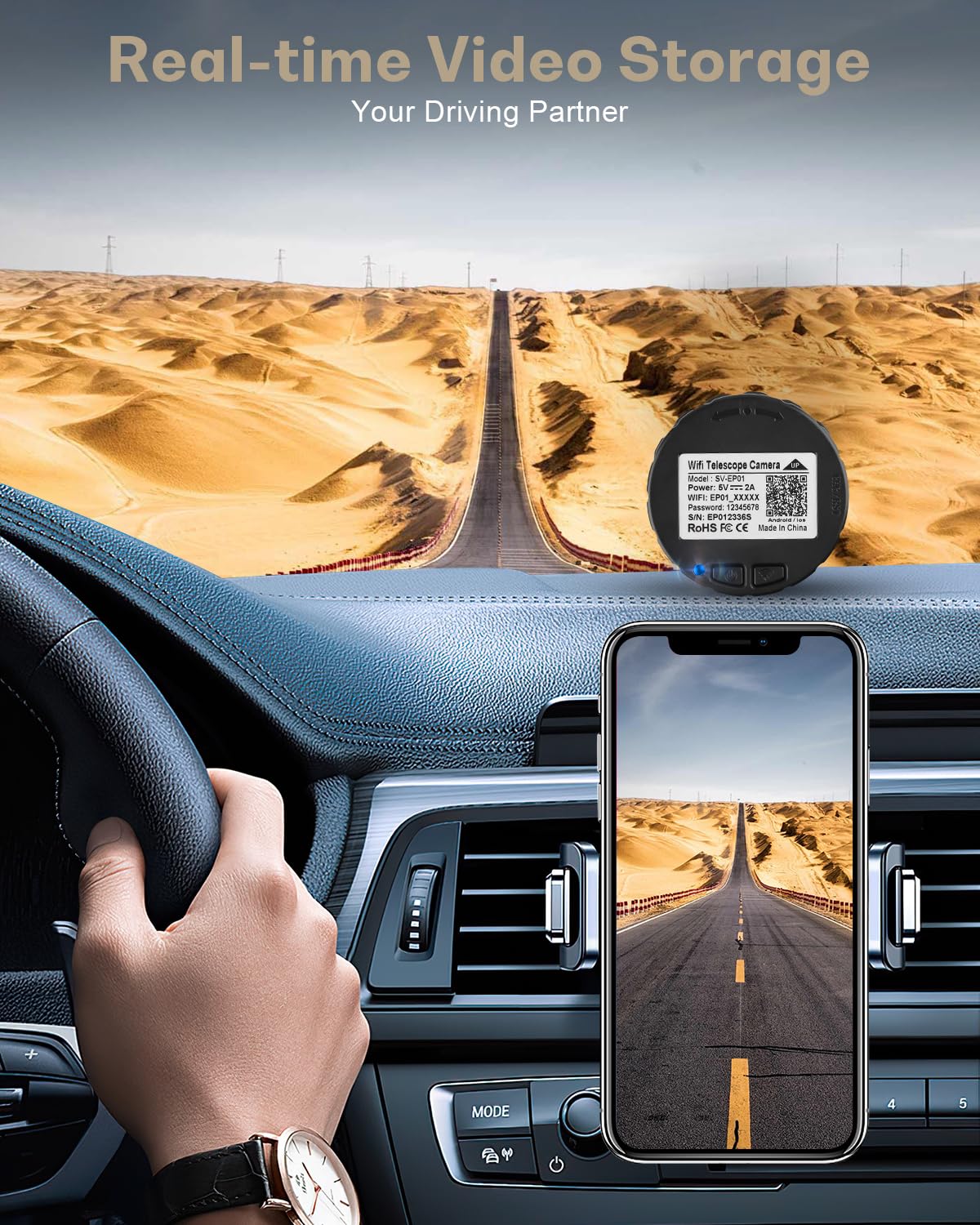 Wifi Telescope Eyepiece Camera For Astronomy   4Mp Electronic Eyepiece Camera For Astrophotography, Planetary And Bird Watching,