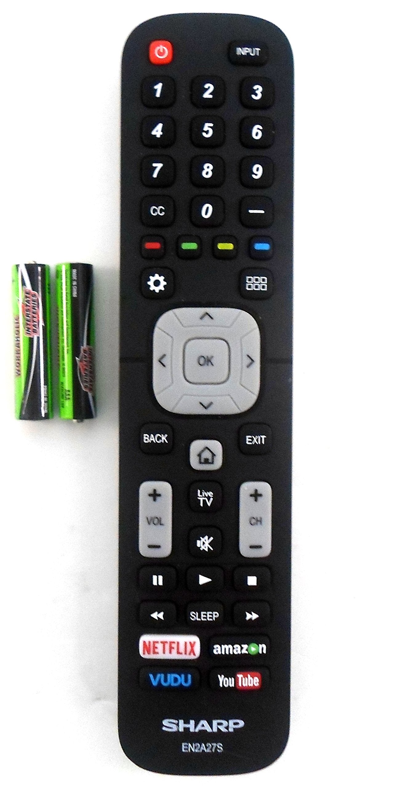 Sharp Electronics En2A27S Tv Remote Control