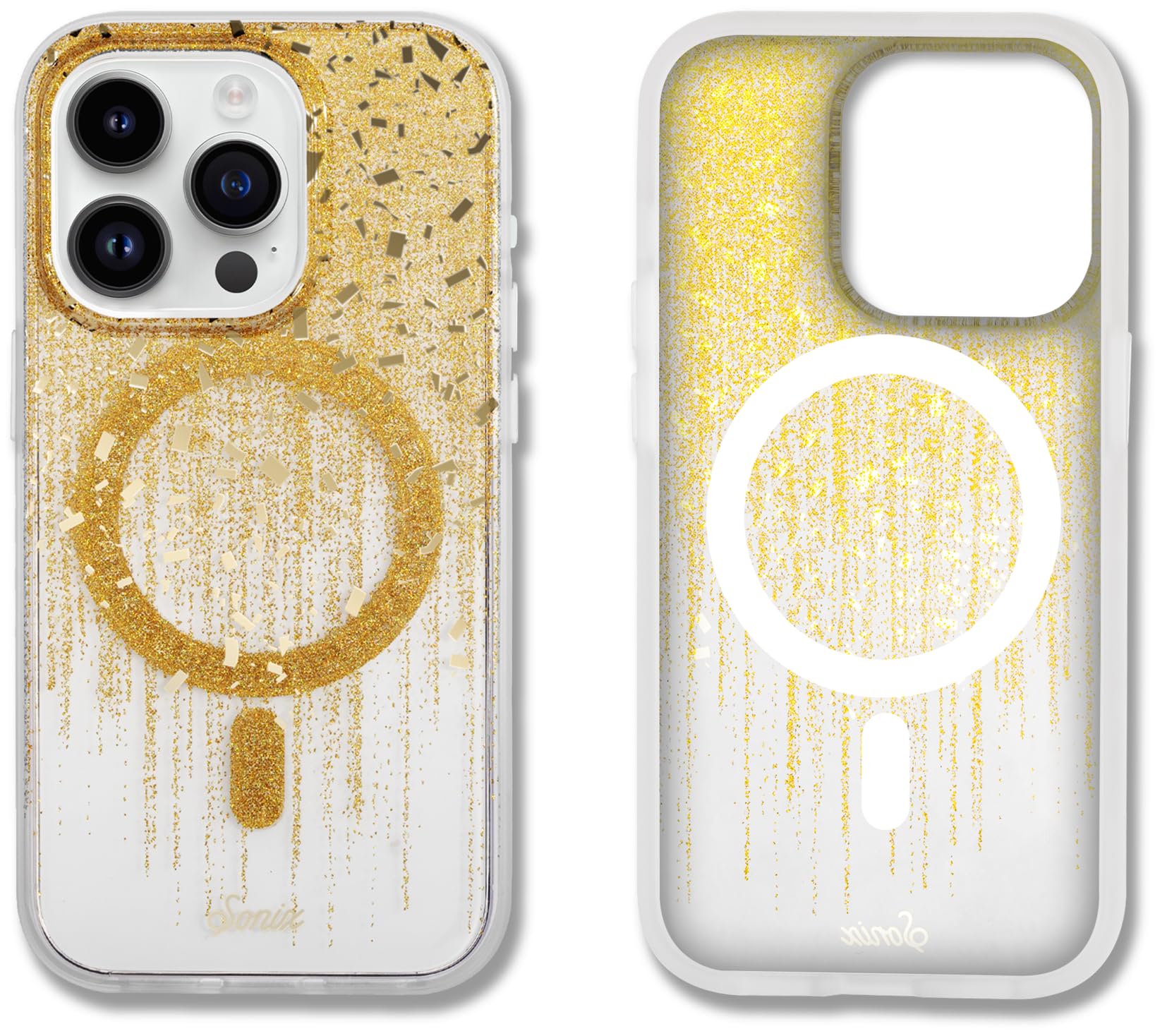 Sonix Case For Iphone 15 Pro Max | Compatible With Magsafe | 10Ft Drop Tested | Drippin' Gold