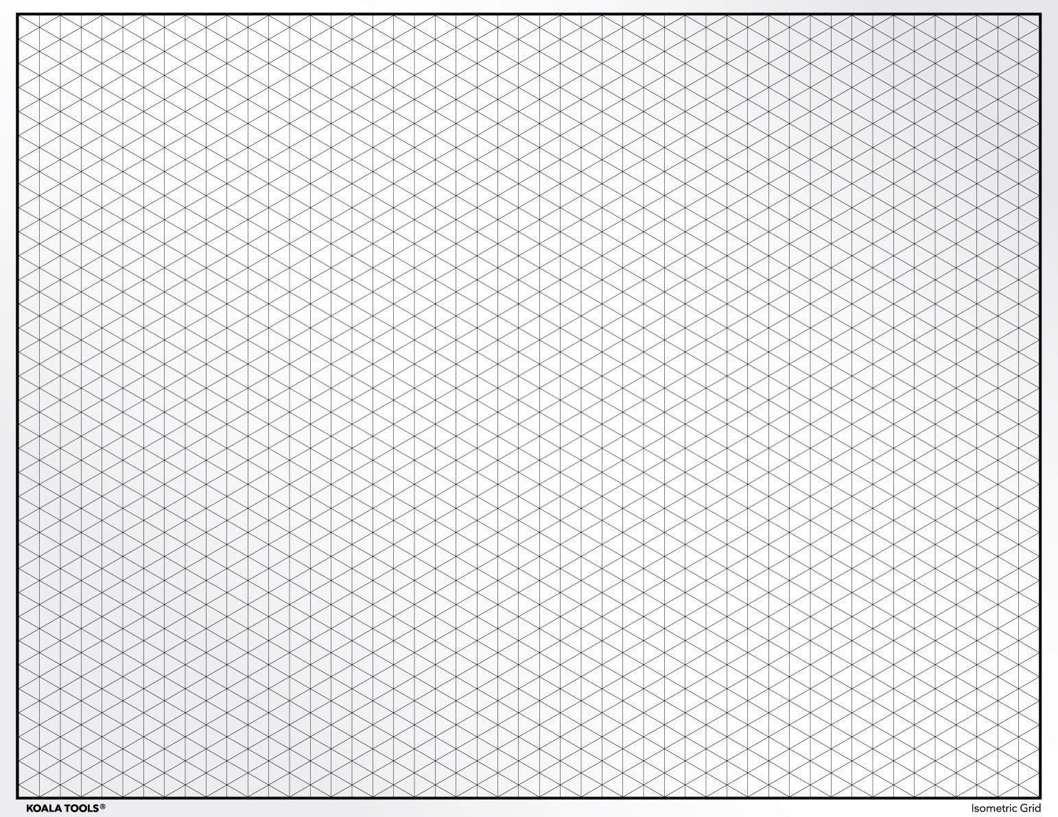 Koala Tools | Geometric Grid Transparency Sheets (Variety Pack Of 4)   8.5'' X 11'' | Overhead Projector And Light Box Transpare