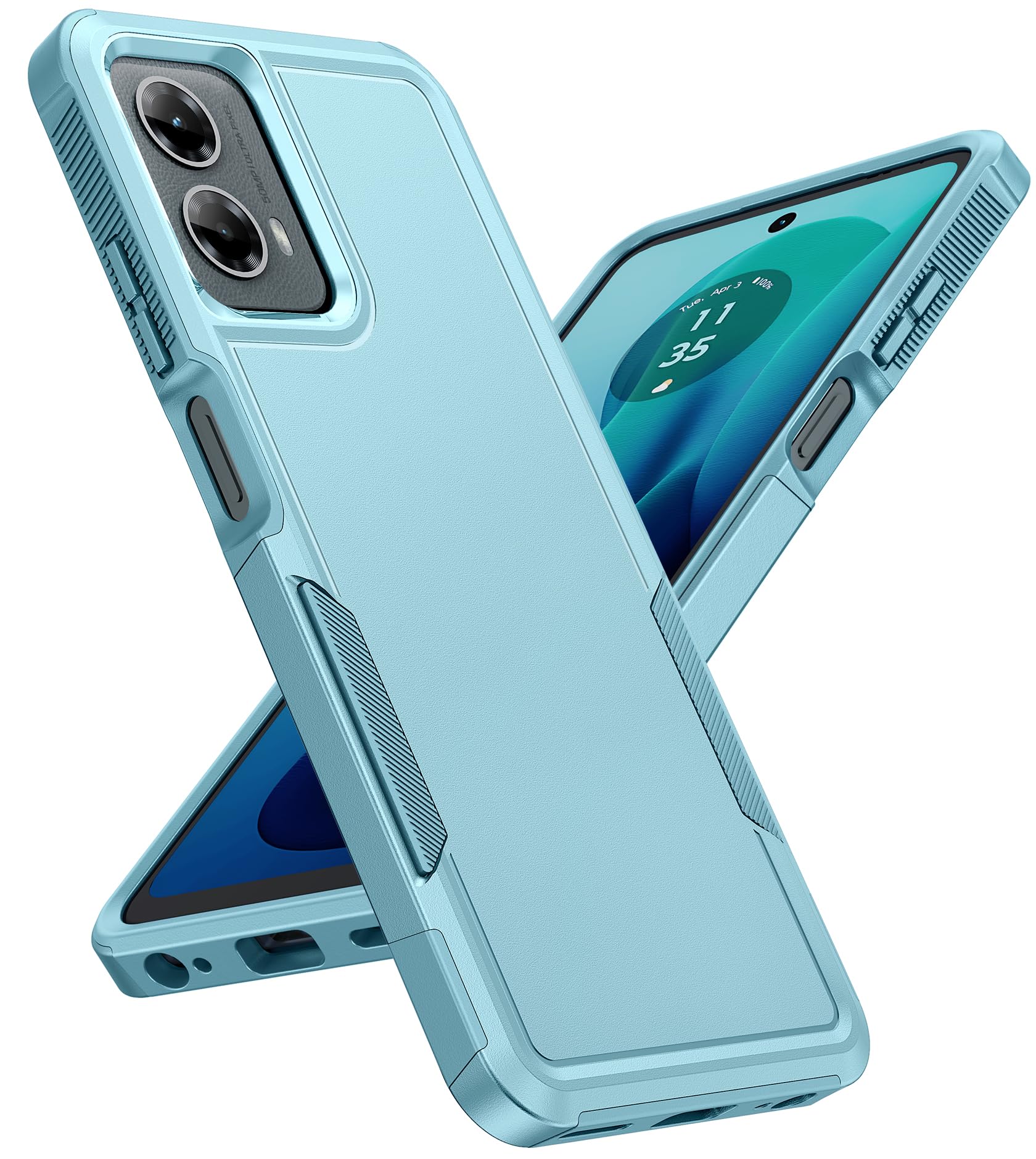 Fntcase For Motorola Moto G 5G 2024 Case: Dual Layer Shockproof Protective Cell Phone Cover | Military Grade Drop Proof Protecti