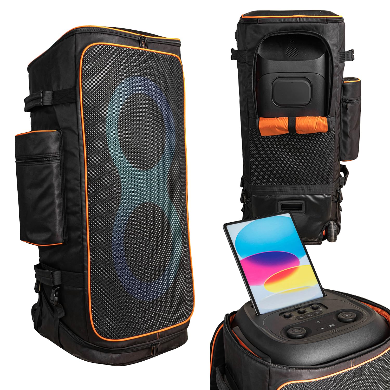 Jeachan Speaker Bag Rugged Speaker Bag Carry Case Compatible With Jbl Partybox 710, Portable Speaker Carry Bag