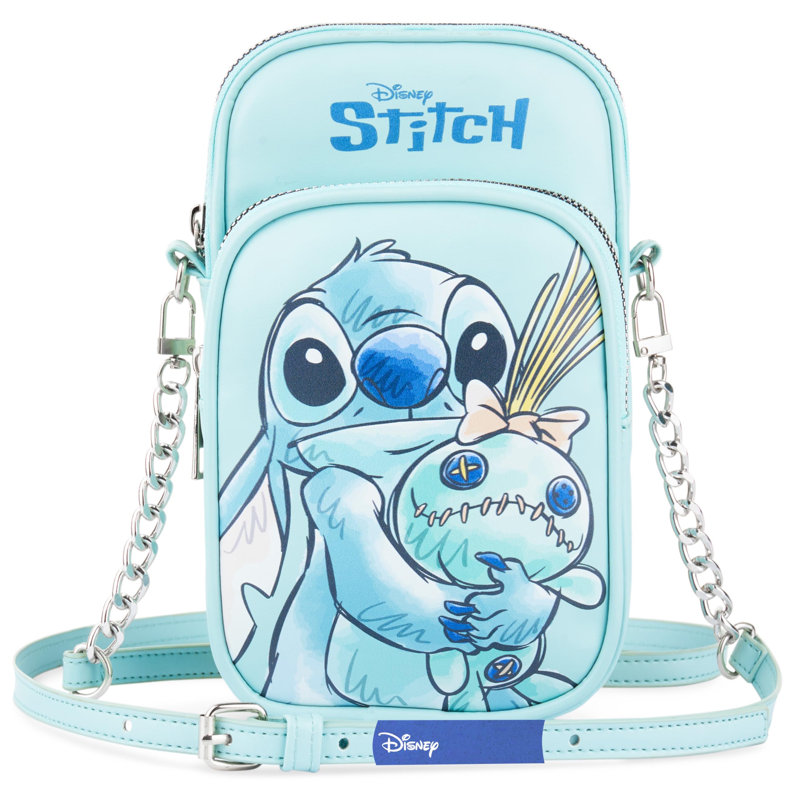 Get Trend Disney Stitch Crossbody Phone Bag for Girls Small Shoulder Bag Mini Cell Purse with Adjustable Strap for School Cute S
