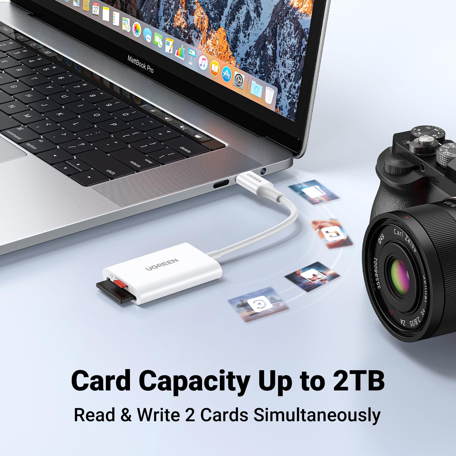 Ugreen Sd Card Reader Usb C, High Speed Usb C Micro Sd Card Reader Adapter Type C Memory Card Reader 170Mb/S Compatible For Ipho