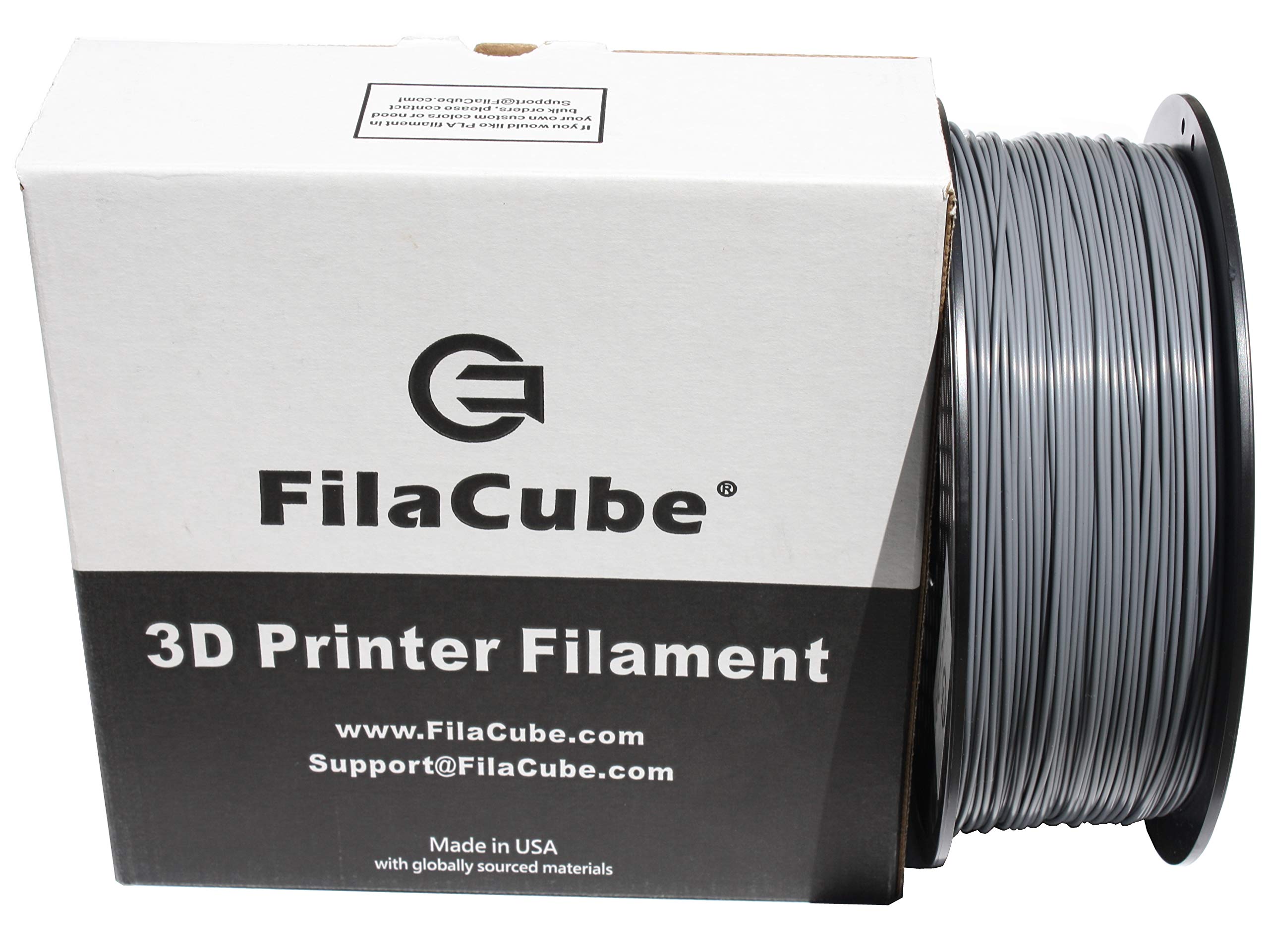 Gray Tough Strong Professional Pla Filament, Filacube Grey Ht Pla+ High Temperature Pla Plus 1.75Mm 3D Printer Filament, Tolerat
