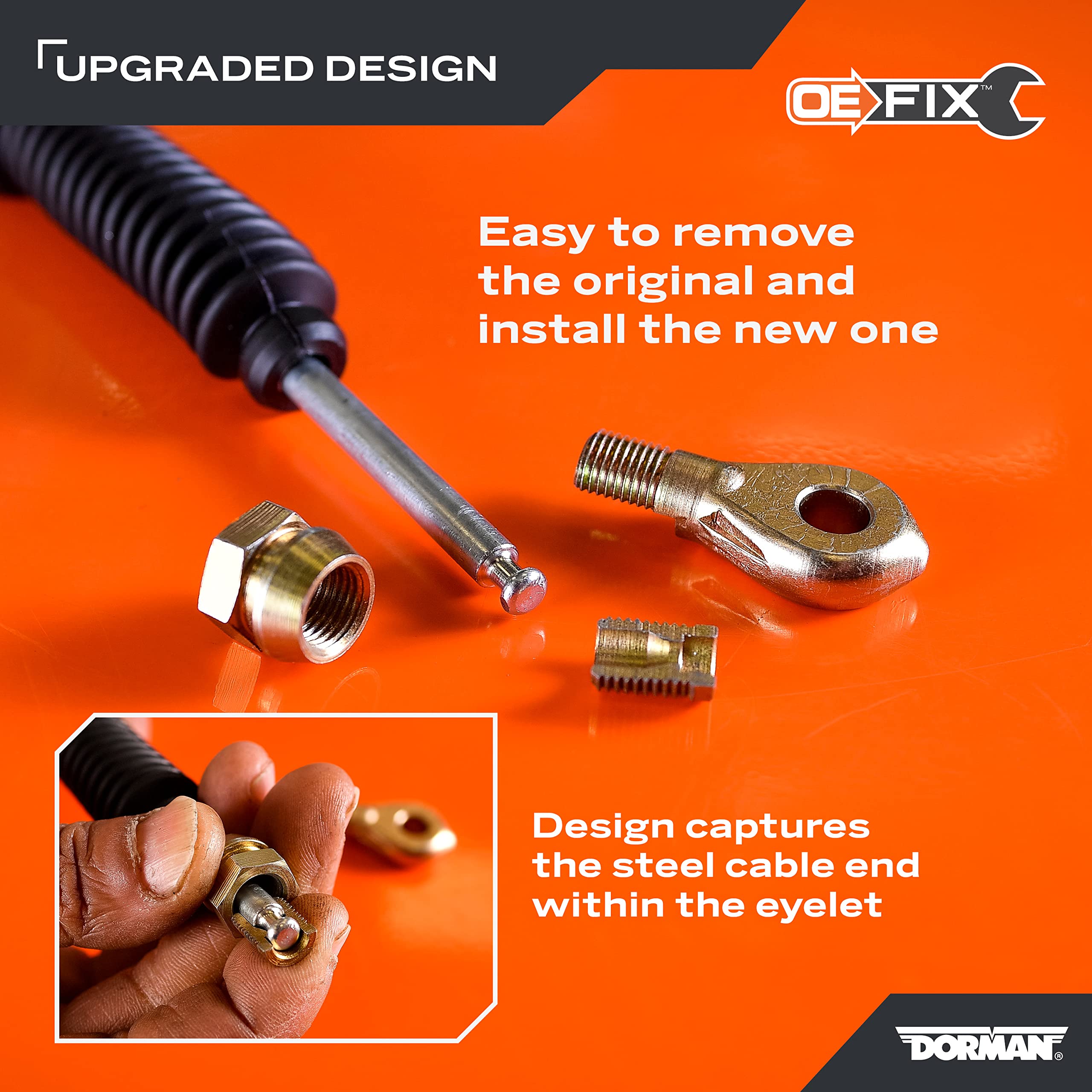 Dorman 74021 Patented Transmission Shift Cable Repair Compatible With Select Lexus/Toyota Models (Oe Fix)