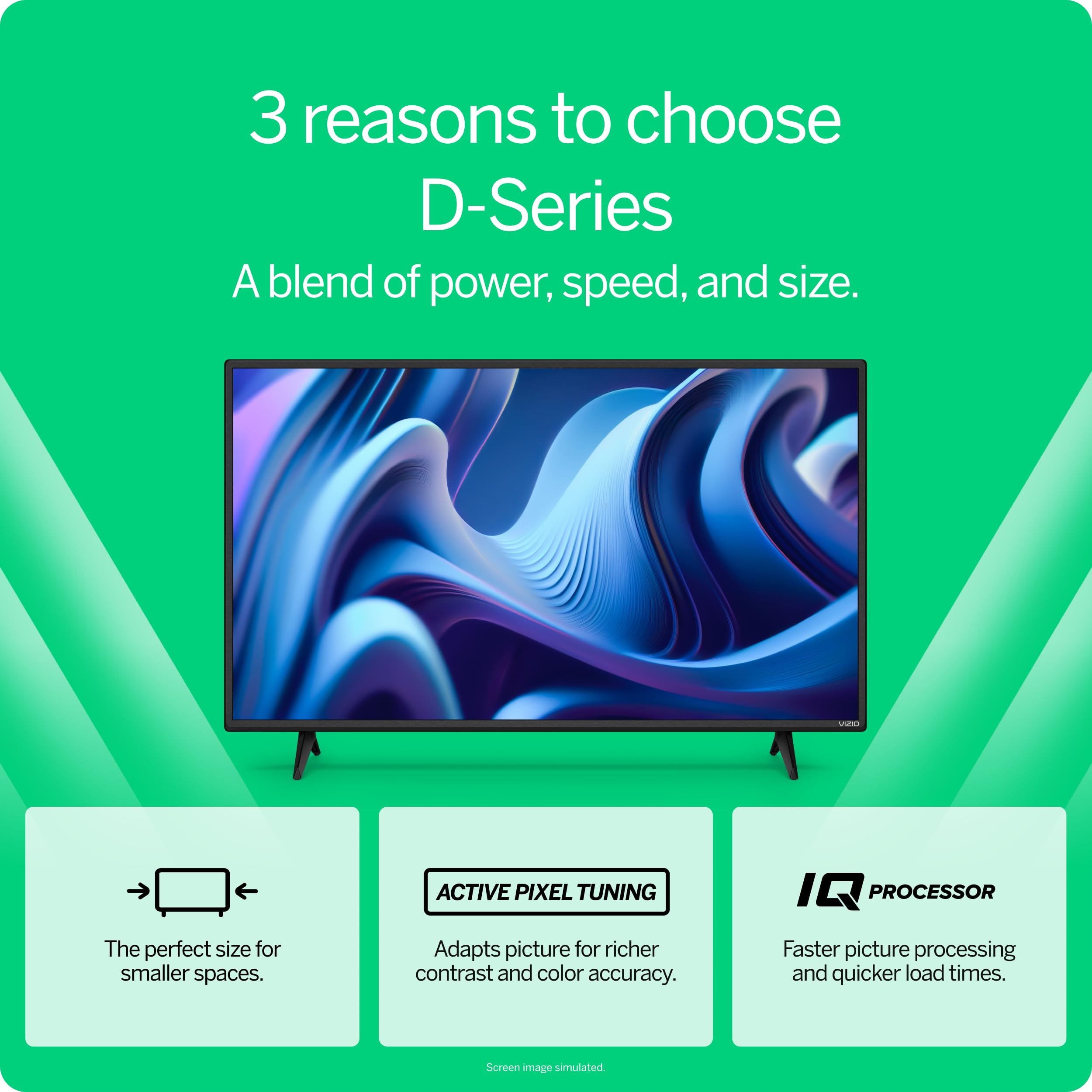 Vizio 32 Inch D Series Full Hd 1080P Smart Tv With Apple Airplay And Chromecast Built In, Alexa Compatibility, D32F J04, 2022 Mo