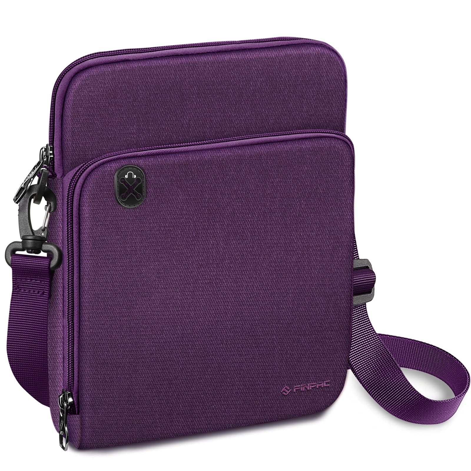 FINPAC 11 Inch Tablet Sleeve Case, Briefcase Shoulder Bag for 11 iPad Pro (2018-2024), 11 iPad Air (M2) 2024, 10.9 iPad 10th Gen