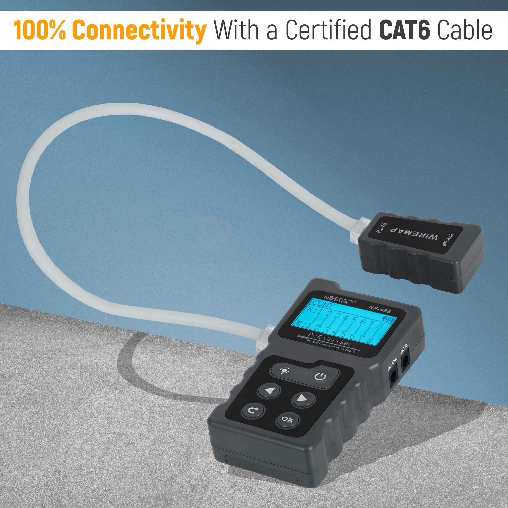 Everest Media Solutions Rj45 Cat6 Pass Through Connectors   Pack Of 50 | Ez To Crimp Modular Plug For Solid Or Stranded Utp Netw