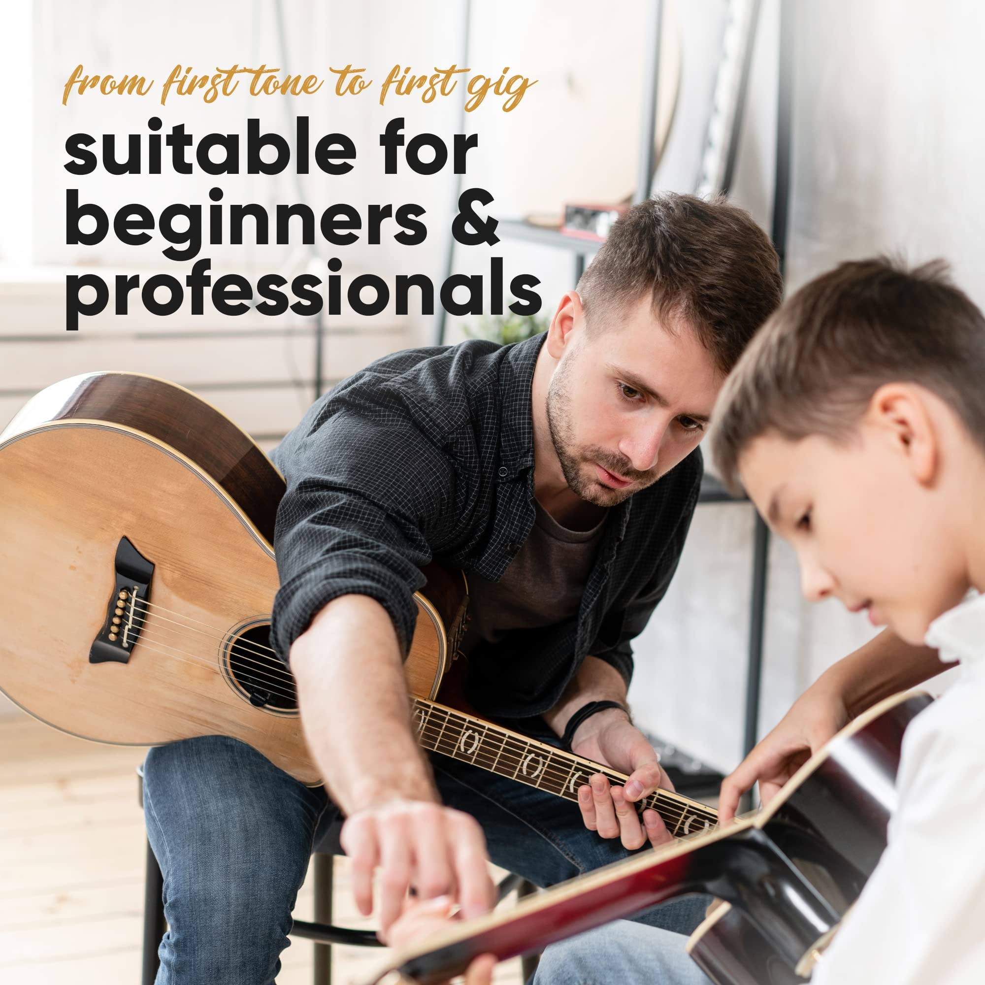 Havendi Guitar Strings For Classical Guitar   Brilliant Sound Quality Strings Made Of Nylon For Classical Guitar Coated With Sil