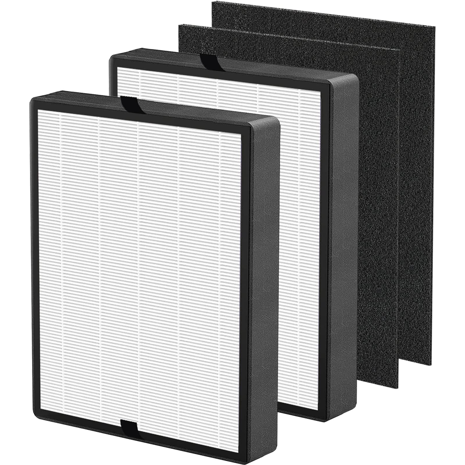45I True Hepa Replacement Filter Compatible With Breathesmart Flex And 45I Air Cleaner Purifier, 2 Hepa Filters With 2 Carbon Pr