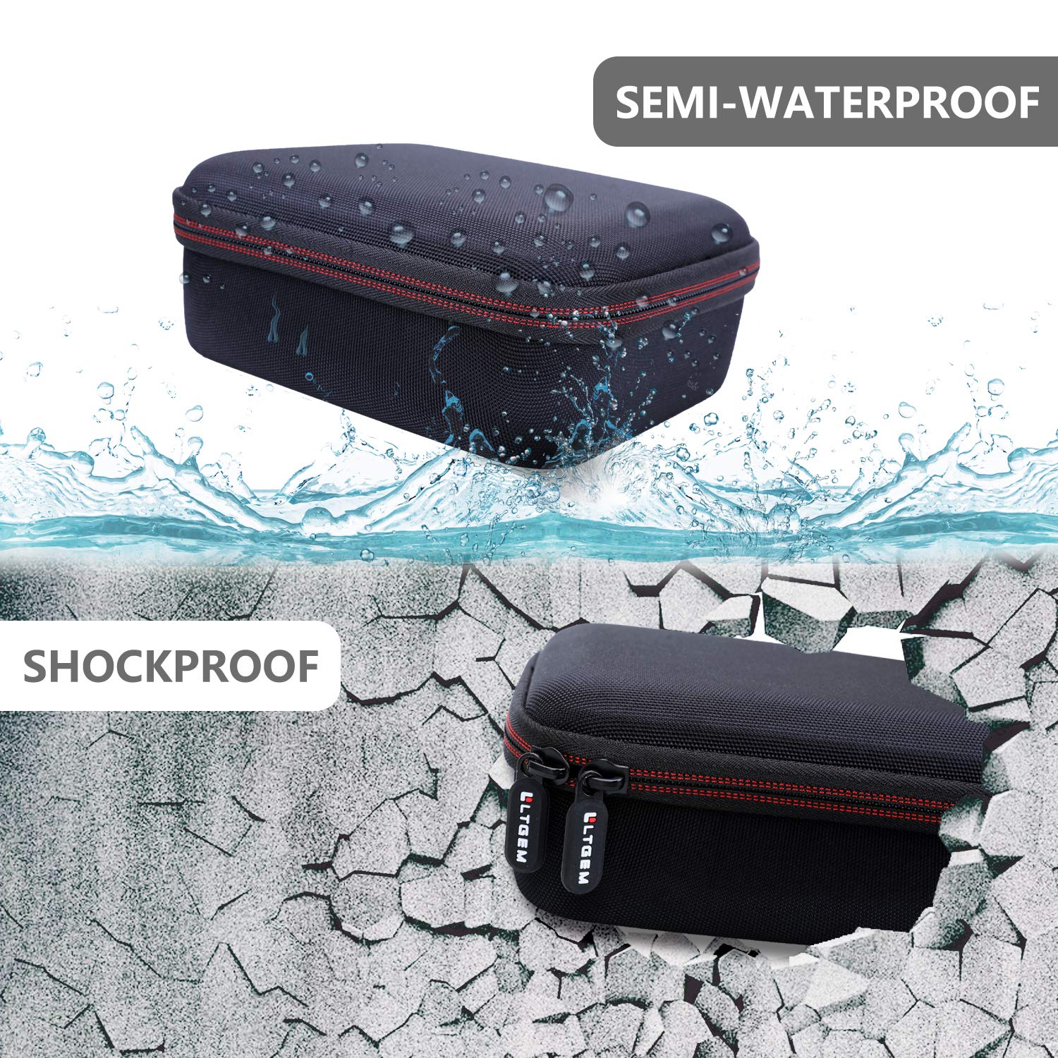 Ltgem Eva Hard Case Compatible With Flexseries Electric Head Hair Shaver   Travel Protective Carrying Storage Bag (Only Case Sal