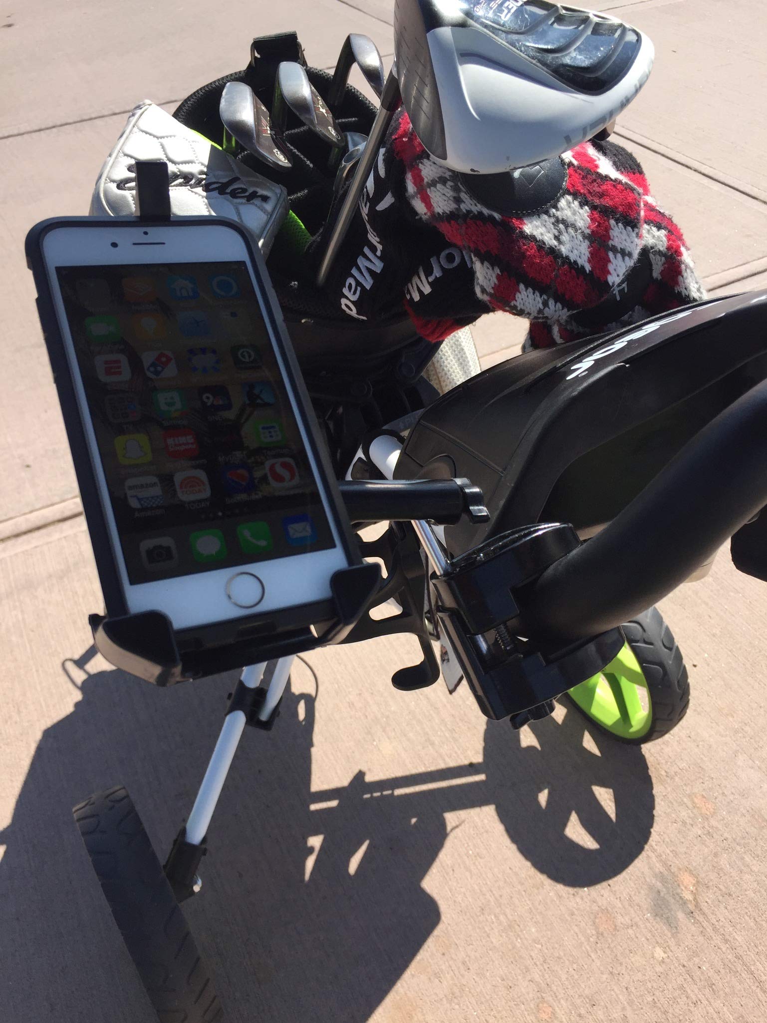 Caddie Buddy Phone Golf Cart Mount/Holder   Fits + Size Phones Wider Than 2.8' (Includeing The Case)