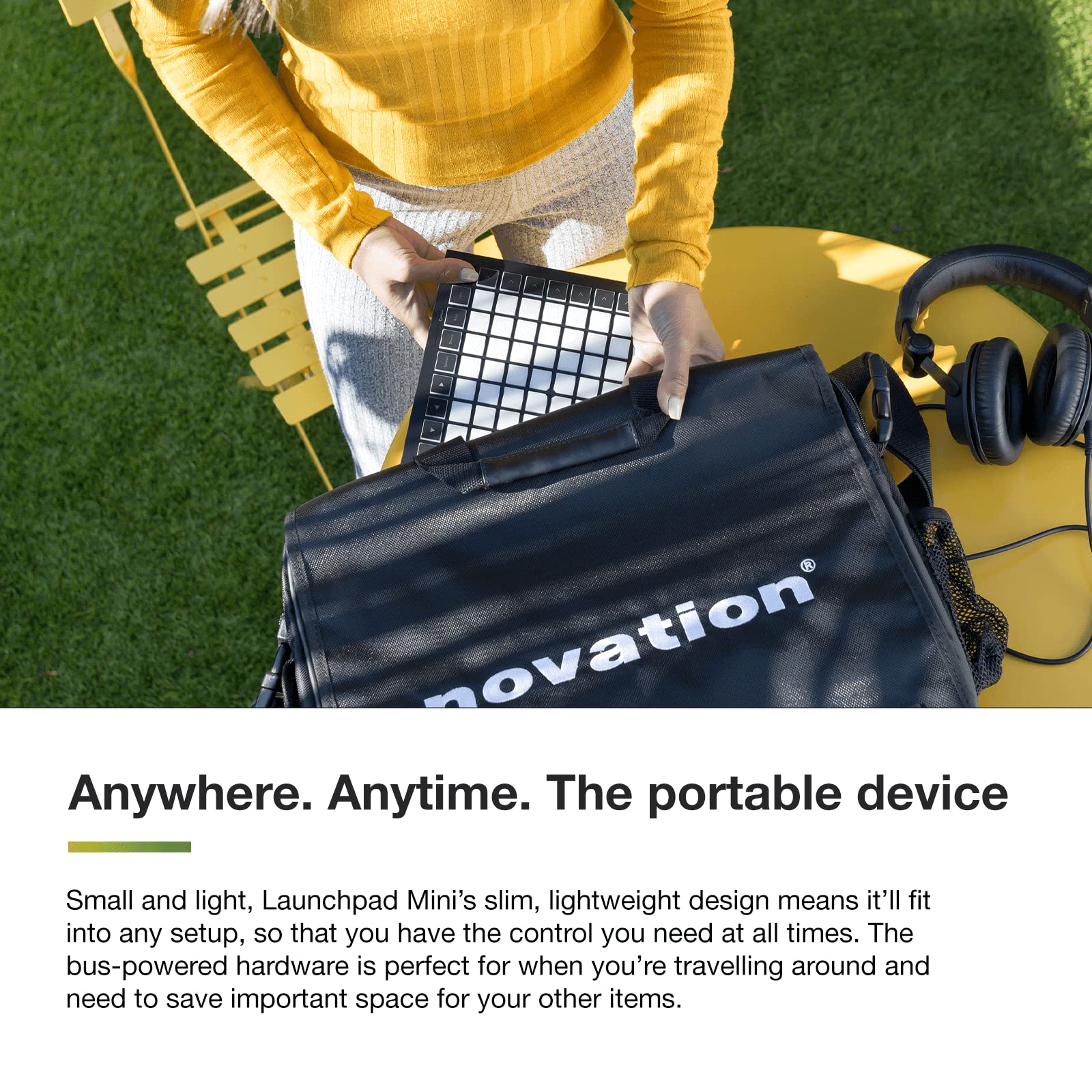 Novation Launchpad Mini Mk3]   Portable Midi 64 Pad, Usb Grid Controller For Ableton Live And Logic Pro Performances