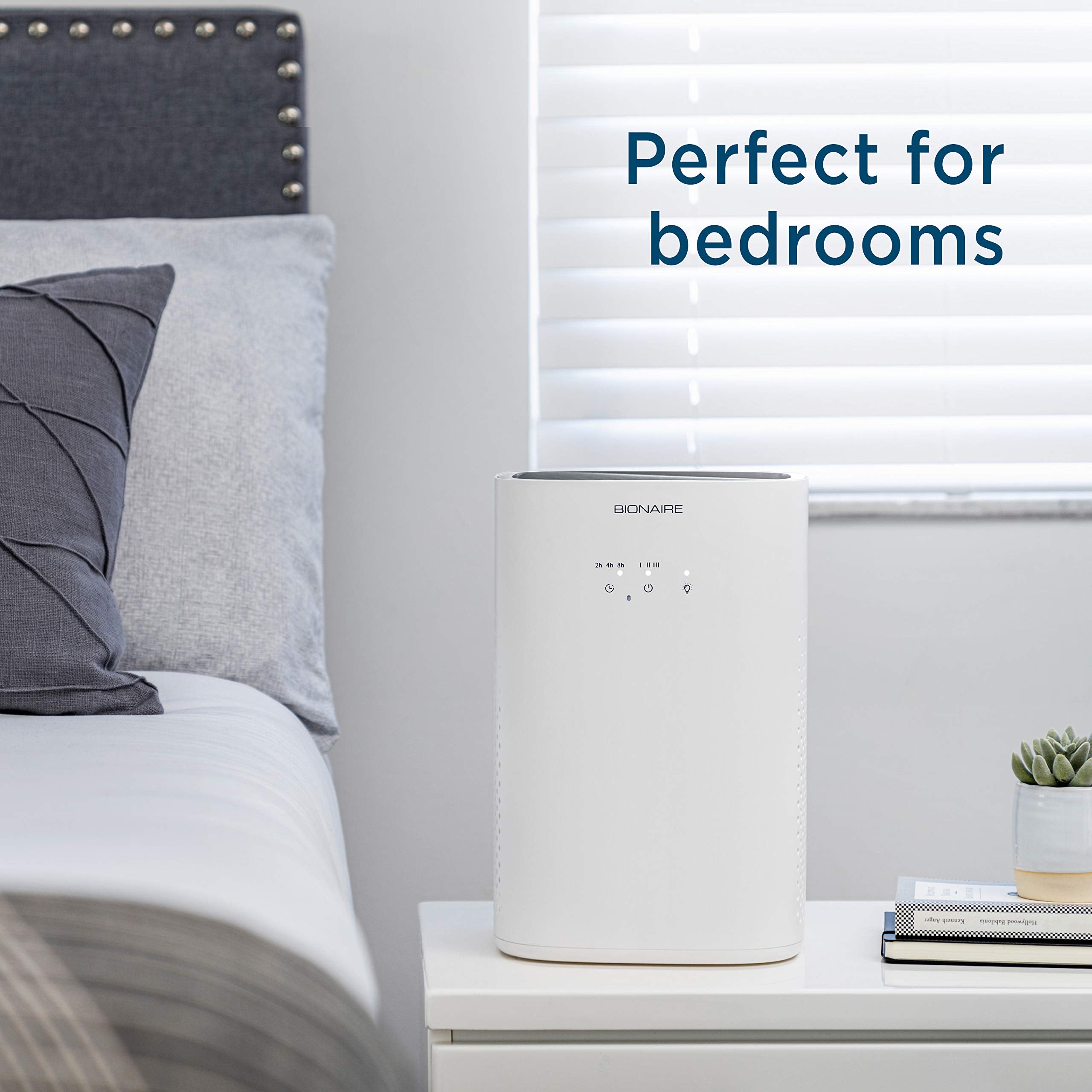 Bionaire True Hepa 360 Air Purifier For Medium Rooms, Air Filter For Allergens, Pets, And Dust With Quiet Setting And Night Ligh