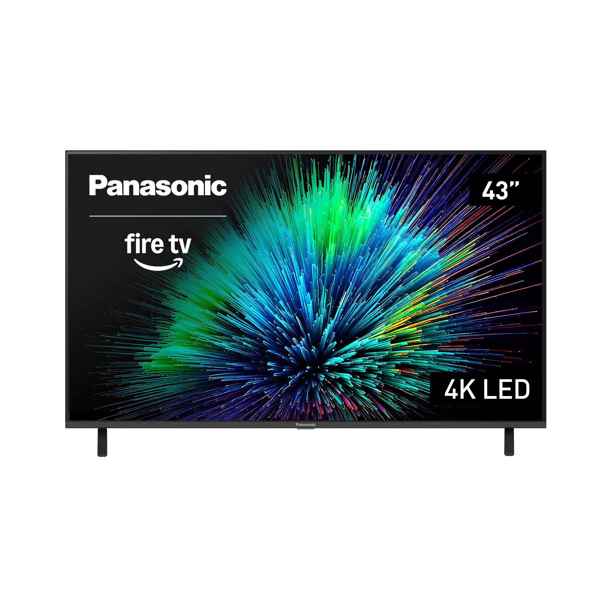 Panasonic W70 Series (2025 Model) 43 LED 4K Ultra HD Smart Fire TV, Press & Ask Alexa, Apple AirPlay, HDR10+, HDMI 2.1, and Blue