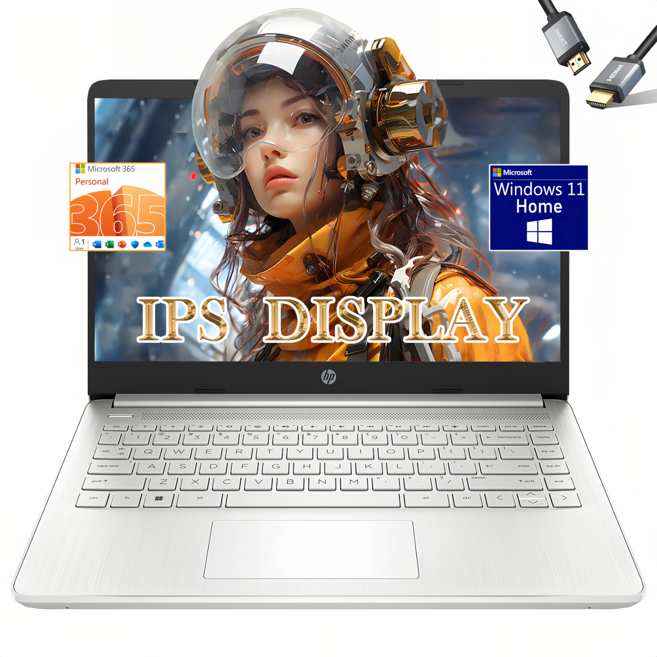 Hp Laptop 14 Inch | Computadoras Laptop En Oferta | Microsoft Office 365 | Windows 11 | Intel Pentium N5030 | Long Battery Life 