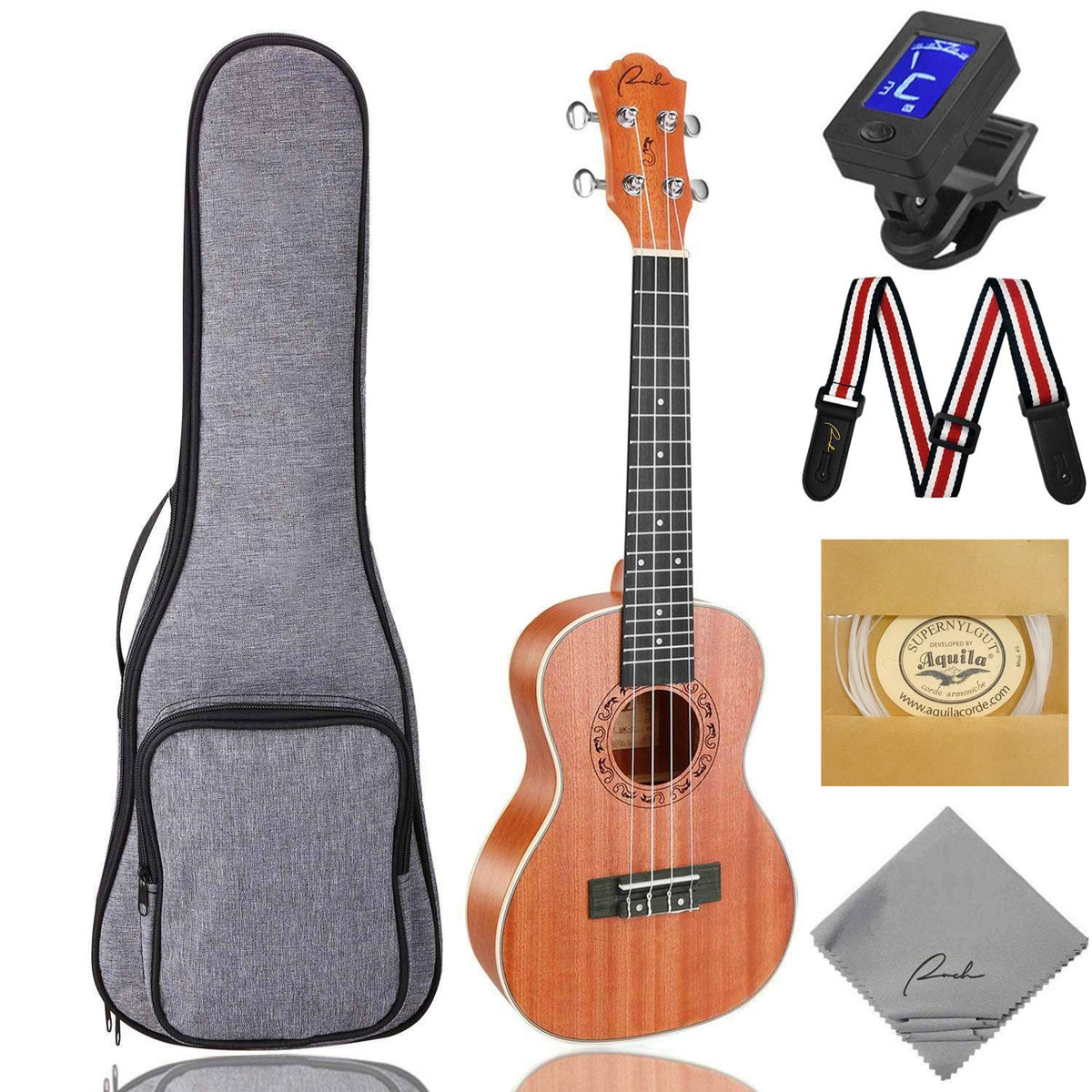 Ranch Tenor Ukulele 26 Inch Wooden Professional Ukelele Instrument Kit With 12 Free Online Lessons Small Hawaiian Guitar Ukalale