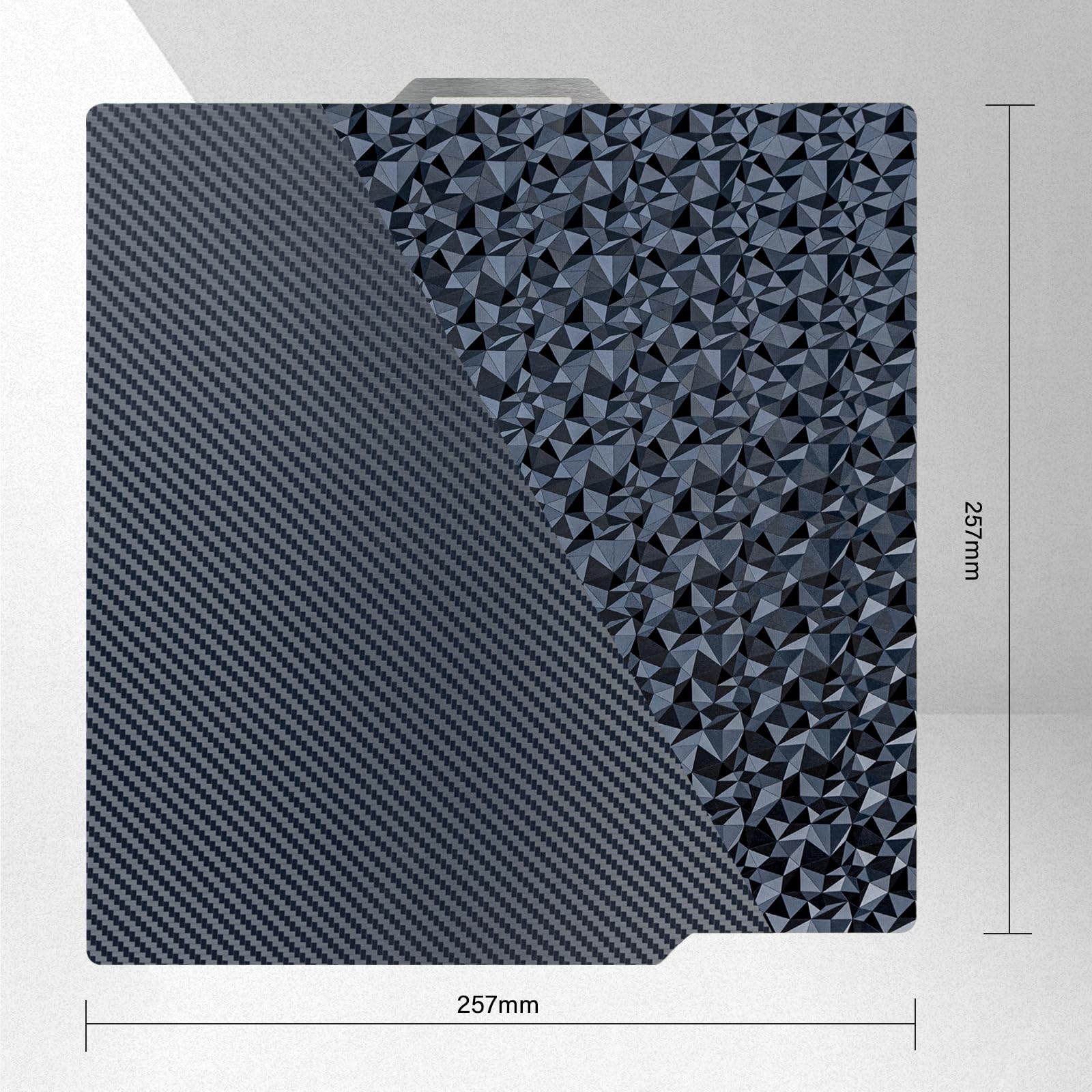 Ajoyib Peo (Diamond Pattern) & Pet (Carbon Fiber Pattern) 3D Printer Build Plate Adhesive Print Bed Compatible With Bambu Lab A1