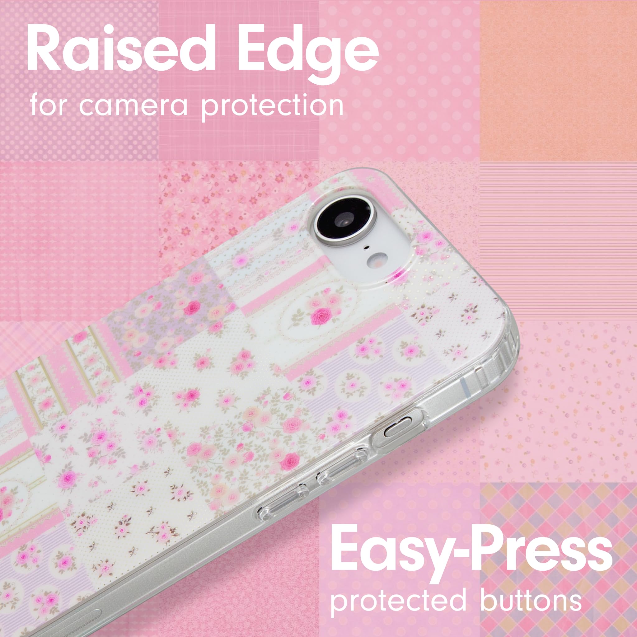 Sonix iPhone 16e Case | MagSafe Compatible | 10ft Drop Tested | Patchwork Cottage Design