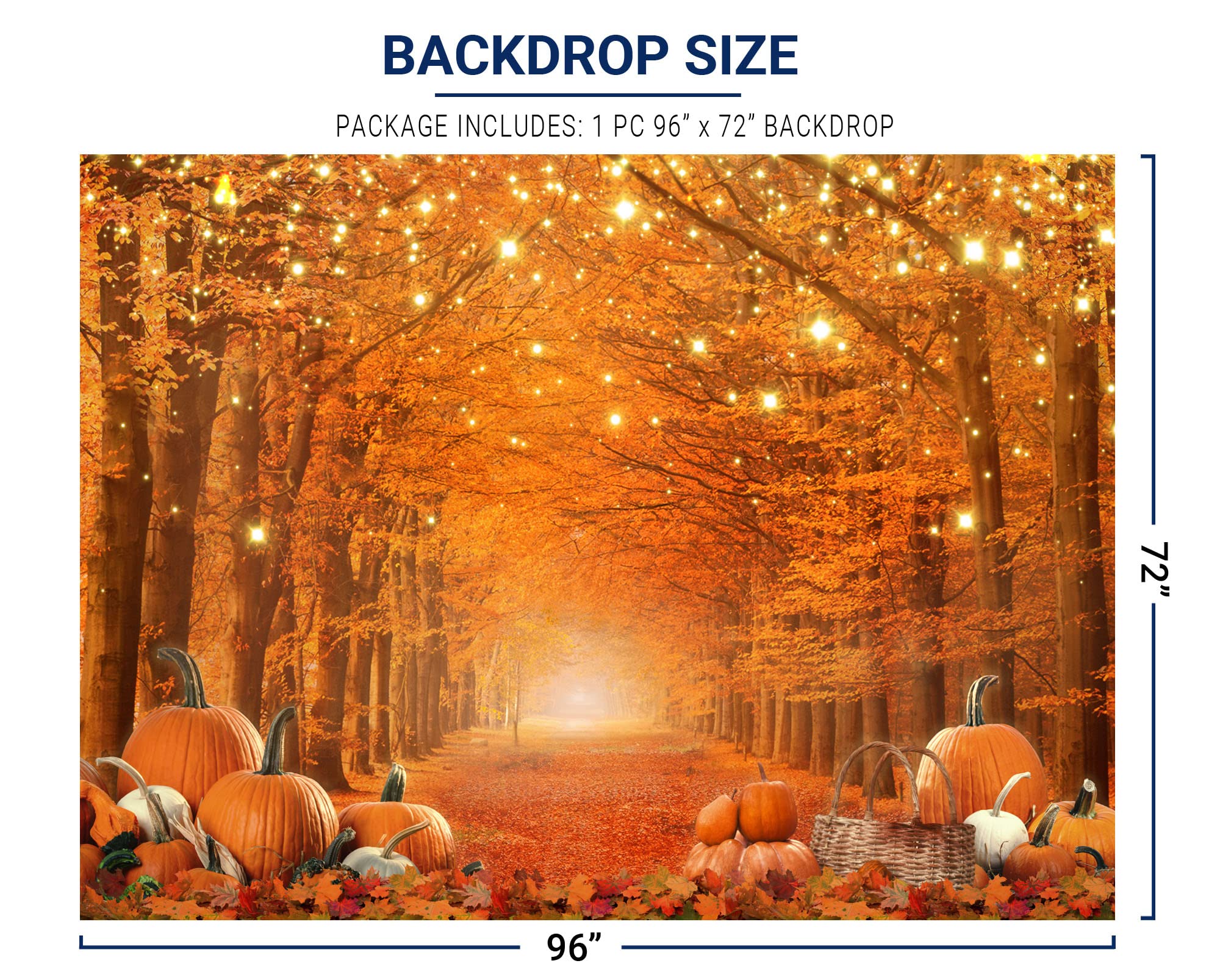 Allenjoy 8 X 6 Ft Fall Photography Backdrop Thanksgiving Party Supplies Autumn Pumpkin Friendsgiving Background Decor Photo Boot