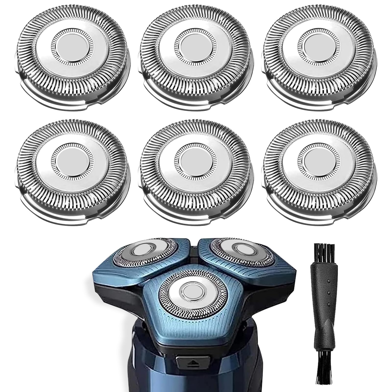 Golden Lotus Creations Sh70/71 Replacement Heads Blades Compatible With Philips Norelco Series 7000 Electric Shavers Sh70 Sh71 D