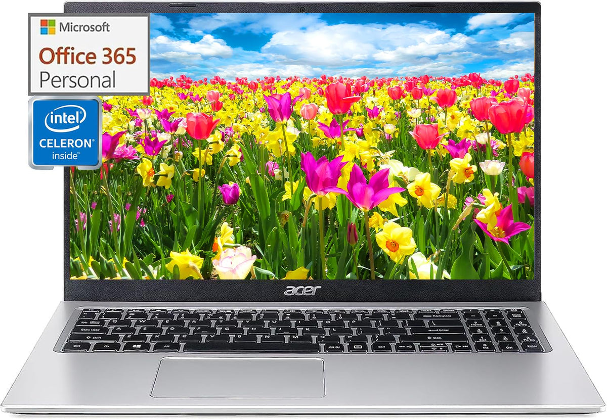 Acer Aspire 1 Slim Laptop For College Students And Business, 15.6'' Fhd Laptop, Dual Core Intel Celeron N4500, 16Gb Ram, 1Tb Ssd