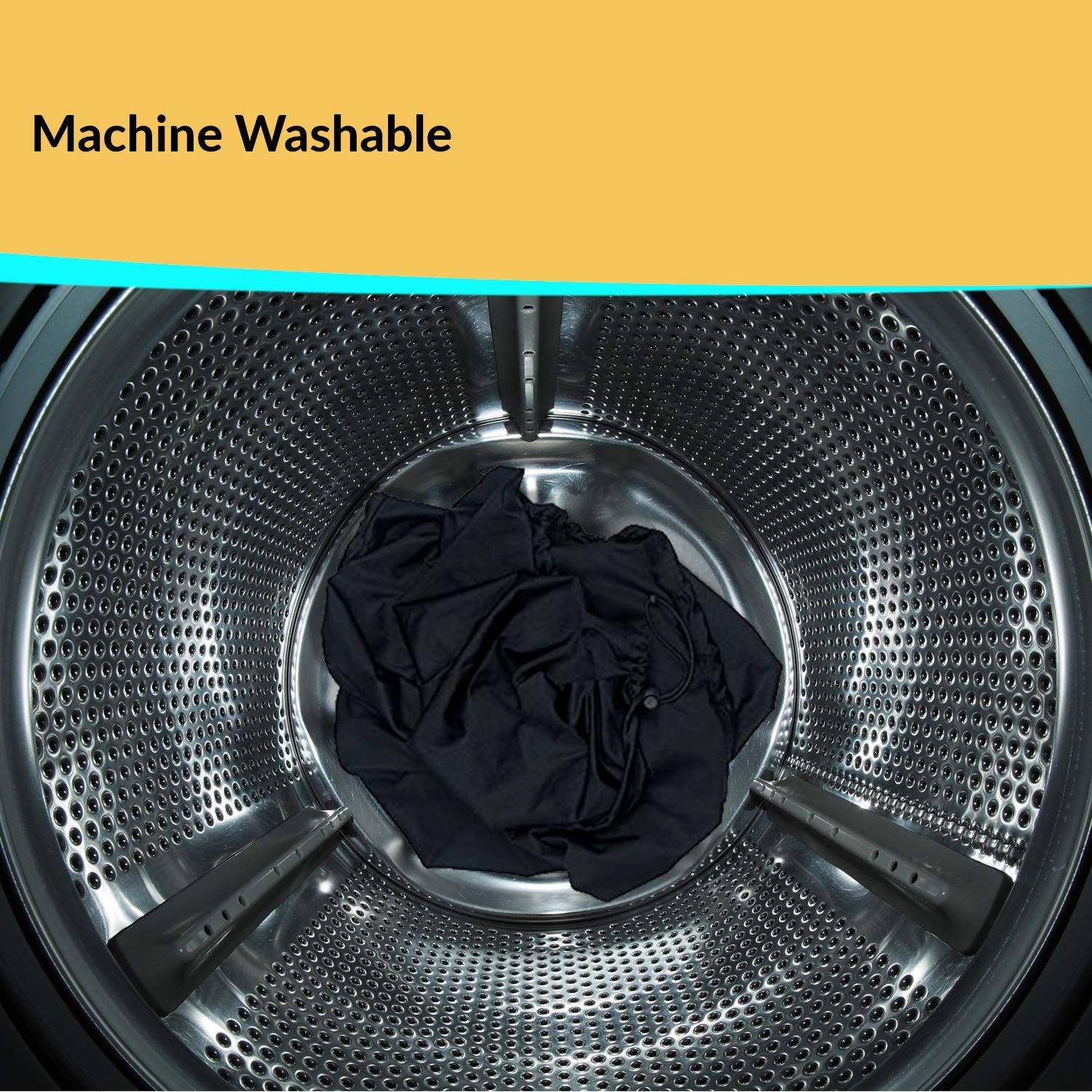 Qmg Stretchable Keyboard Dust Cover For 88 Key-Keyboard: Best For All Digital Pianos & Consoles - Adjustable Elastic Cord; Machi