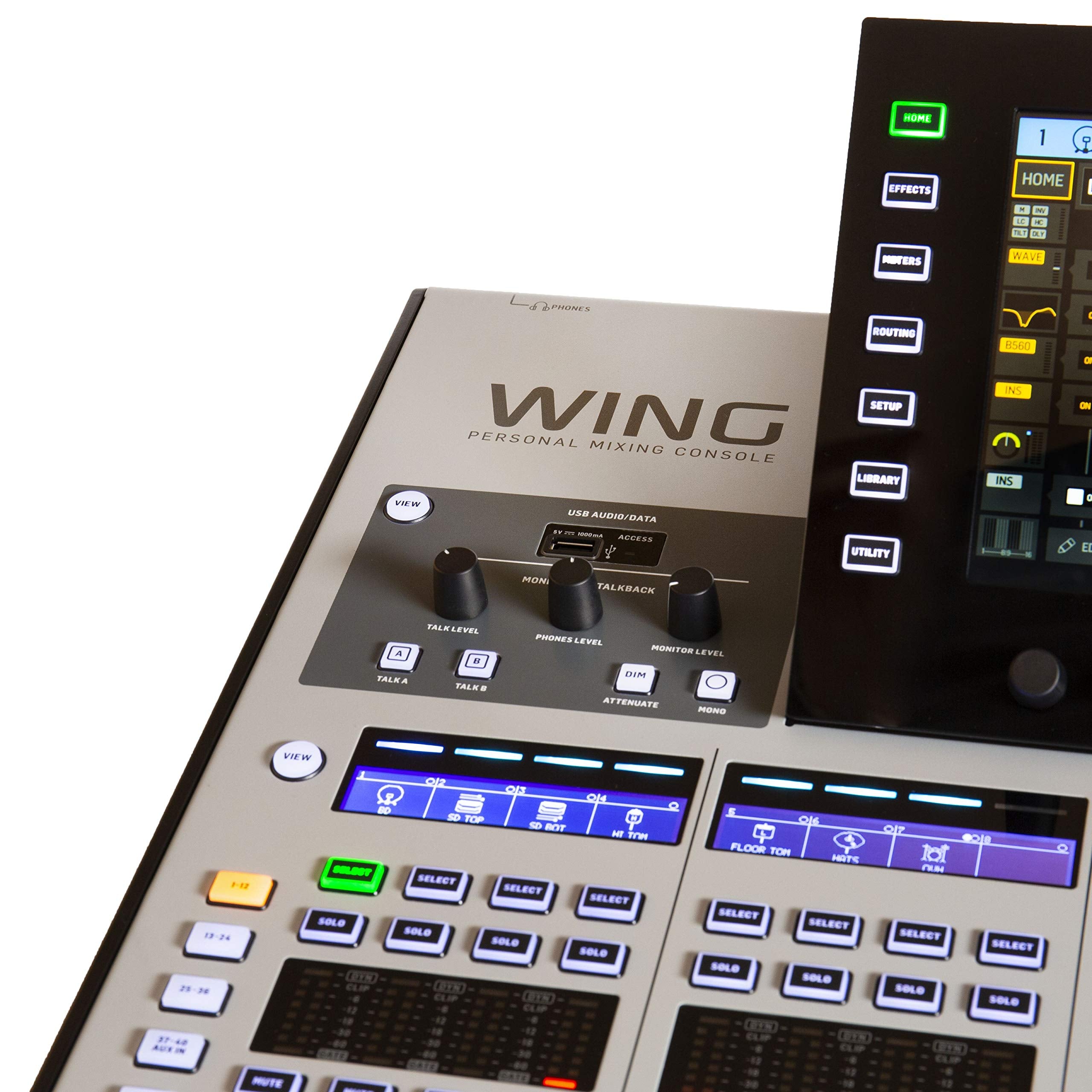 Behringer Wing 48 Channel, 28 Bus Full Stereo Digital Mixing Console With 24 Fader Control Surface And 10 Touch Screen