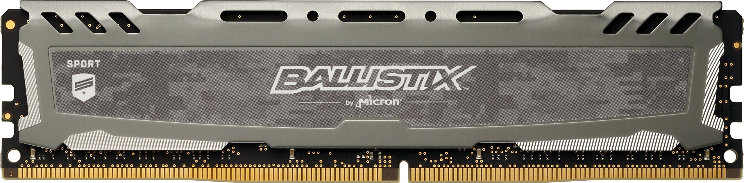 Ballistix BLS8G4D240FSB Sport LT 8GB Single DDR4 2400 MT/s (PC4-19200) DIMM 288-Pin - (Gray)