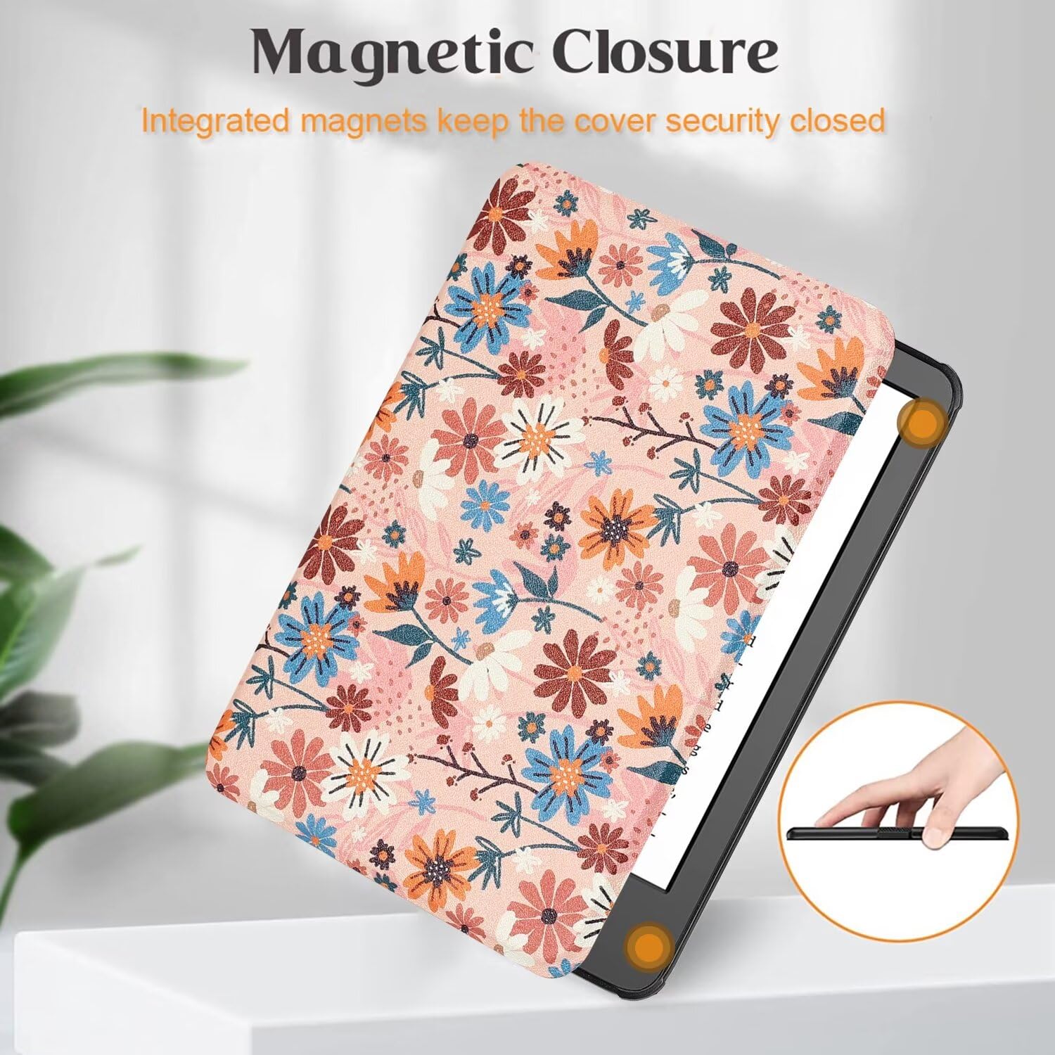 Monsdirect Compatible With Kindle Paperwhite 5Th/6Th/7Th Generation Case 6'' (Fits All 2012, 2013,2015,2016 Versions), Hand Stra