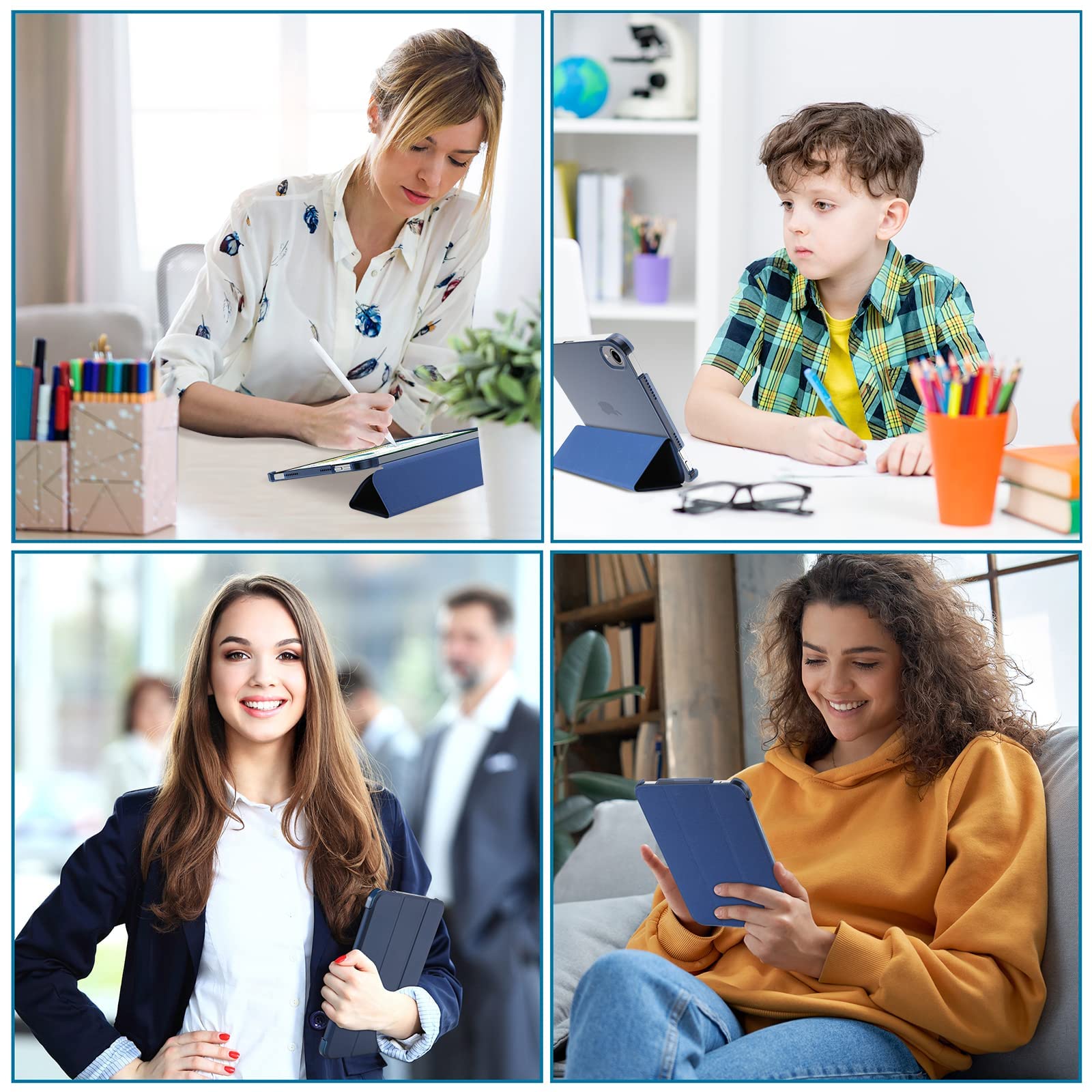 Procase Smart Case For Ipad Mini 6 8.3 Inch 2021 Ipad Mini 6Th Generation Case, Hard Back Cover Cases For 2021 Ipad Mini 8.3'' 6