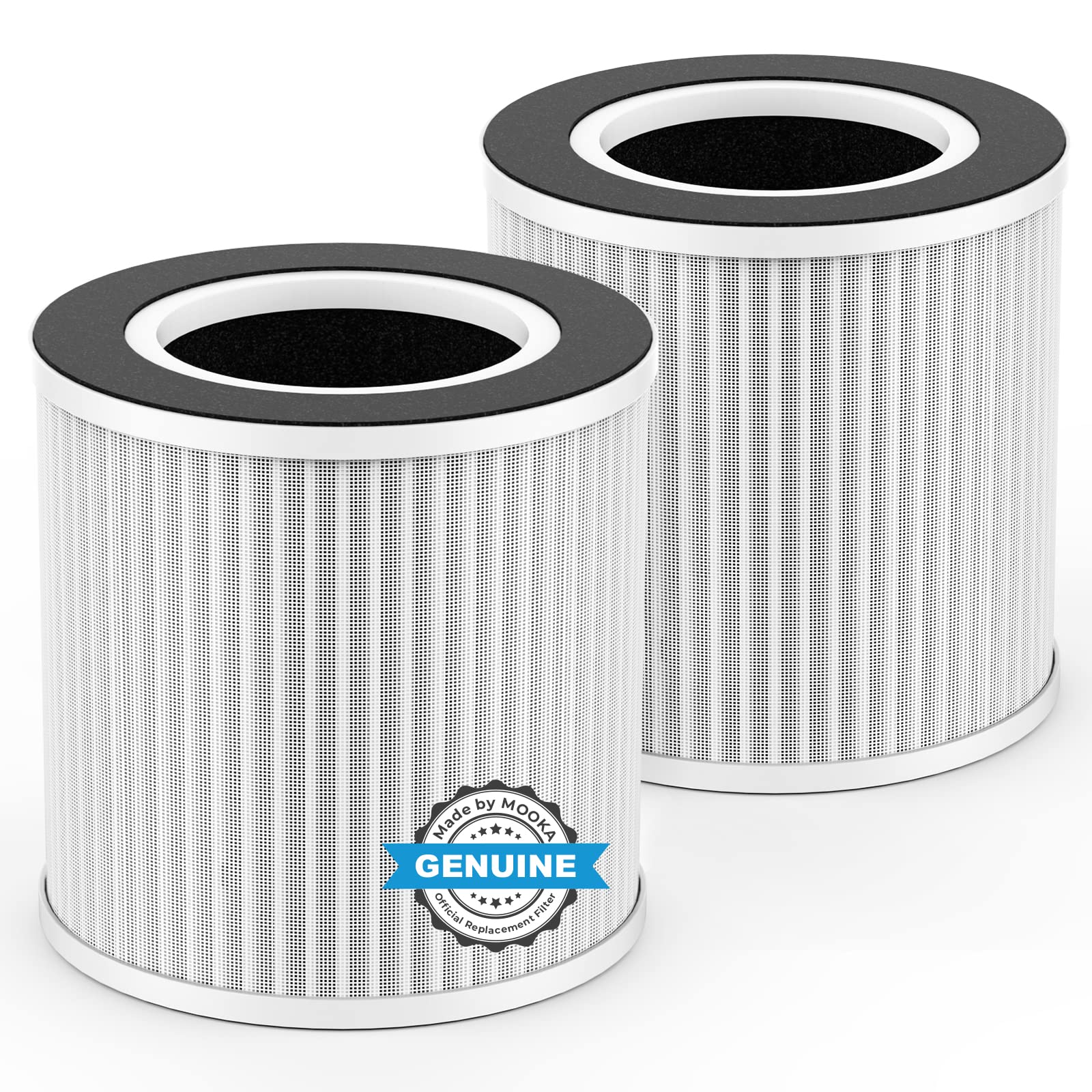 Mooka Official Certified Replacement Hepa Filter For B D02L Air Purifier (2 Pack)