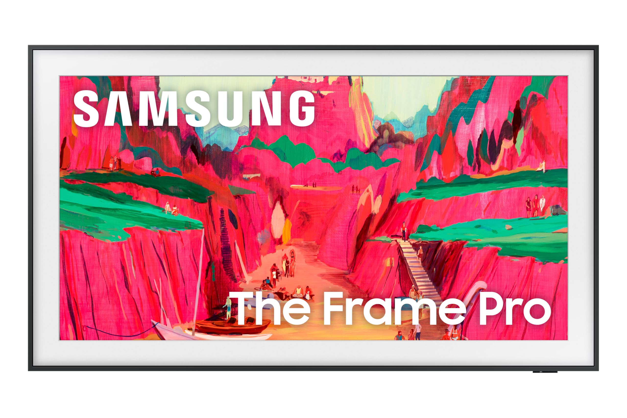 SAMSUNG 75-Inch Class The Frame Pro LS03FW 4K Neo QLED Mini LED Smart TV (2025 Model) Modern Frame Design with Wireless One Conn