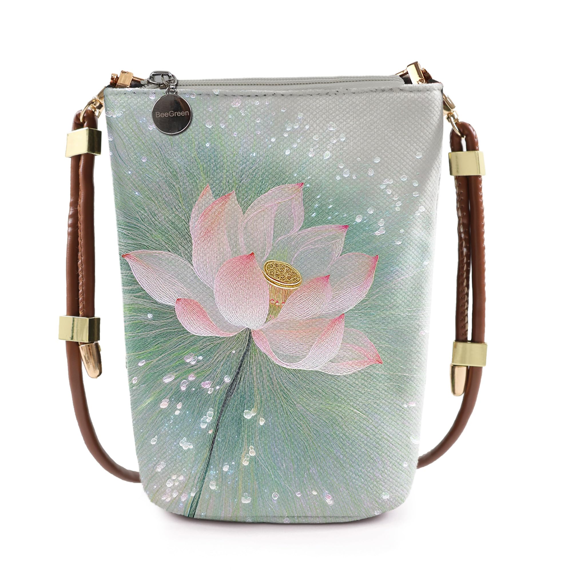 BeeGreen Cellphone Lanyard Crossbody Samll Phone Purse Bag for Women Travel Phone Sleeve Pouch Case with Adjustable Strap -Gifts