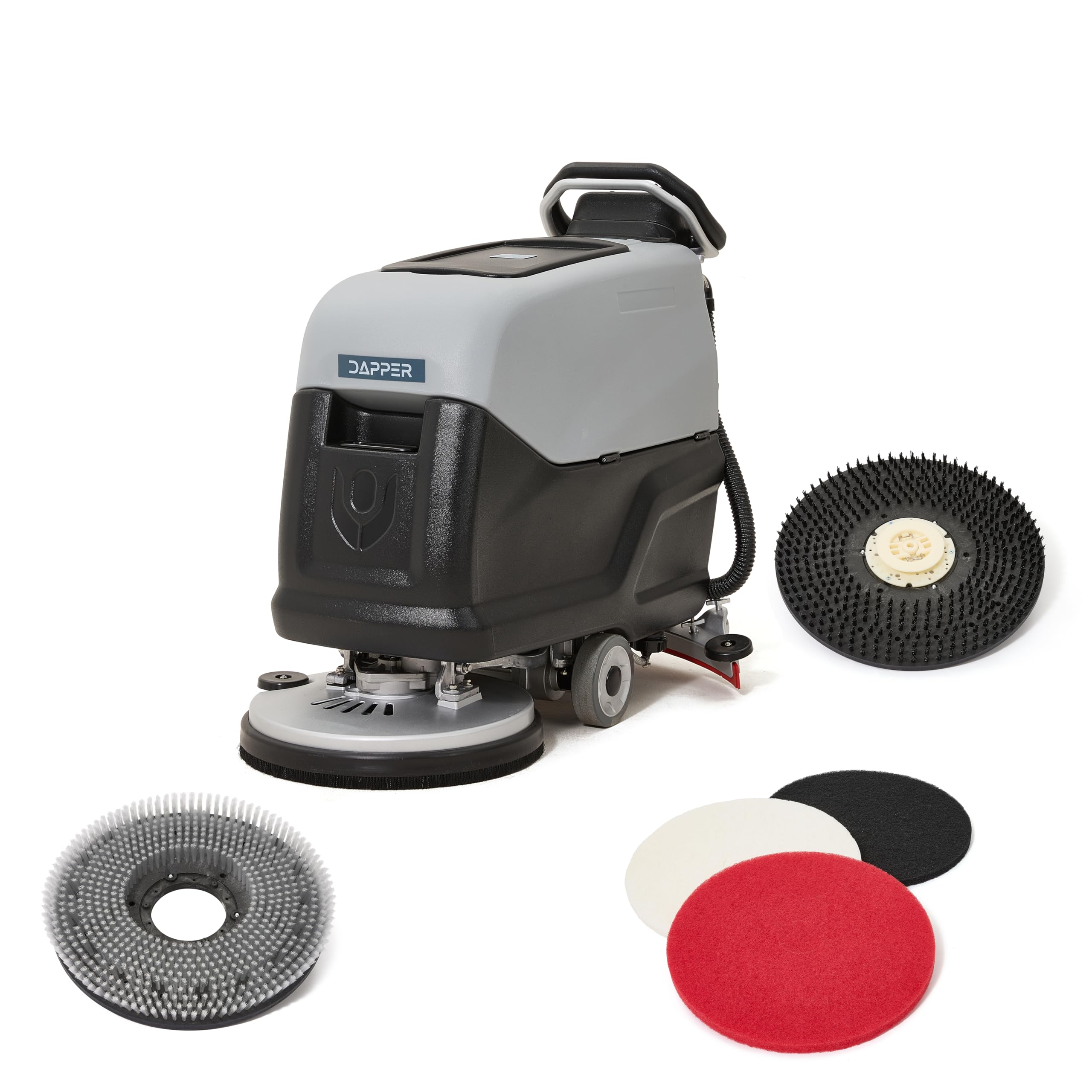 Battery Powered Self Propelled WalkBehind Floor Scrubber Polisher Machine, 20 Cleaning Path,14.5/17 Gal Tanks, 4Hr Runtime, Up