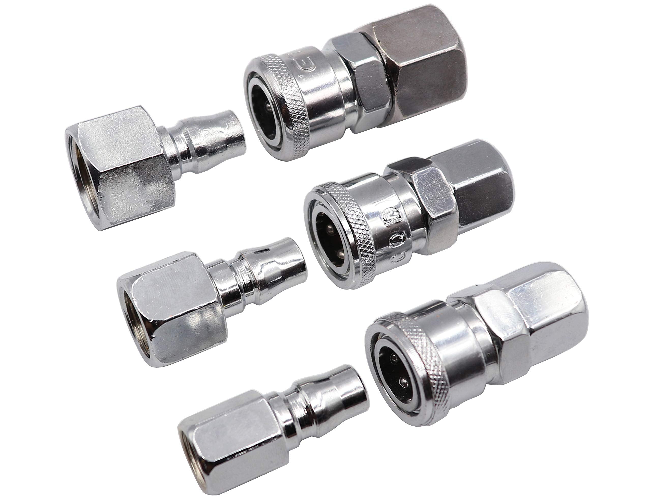 Lby Air Coupler And Plug Kit,Air Hose Fittings, Industrial Type C Air Compressor Pneumatic Connector, Sf20/30/40+Pf20/30/40 Quic