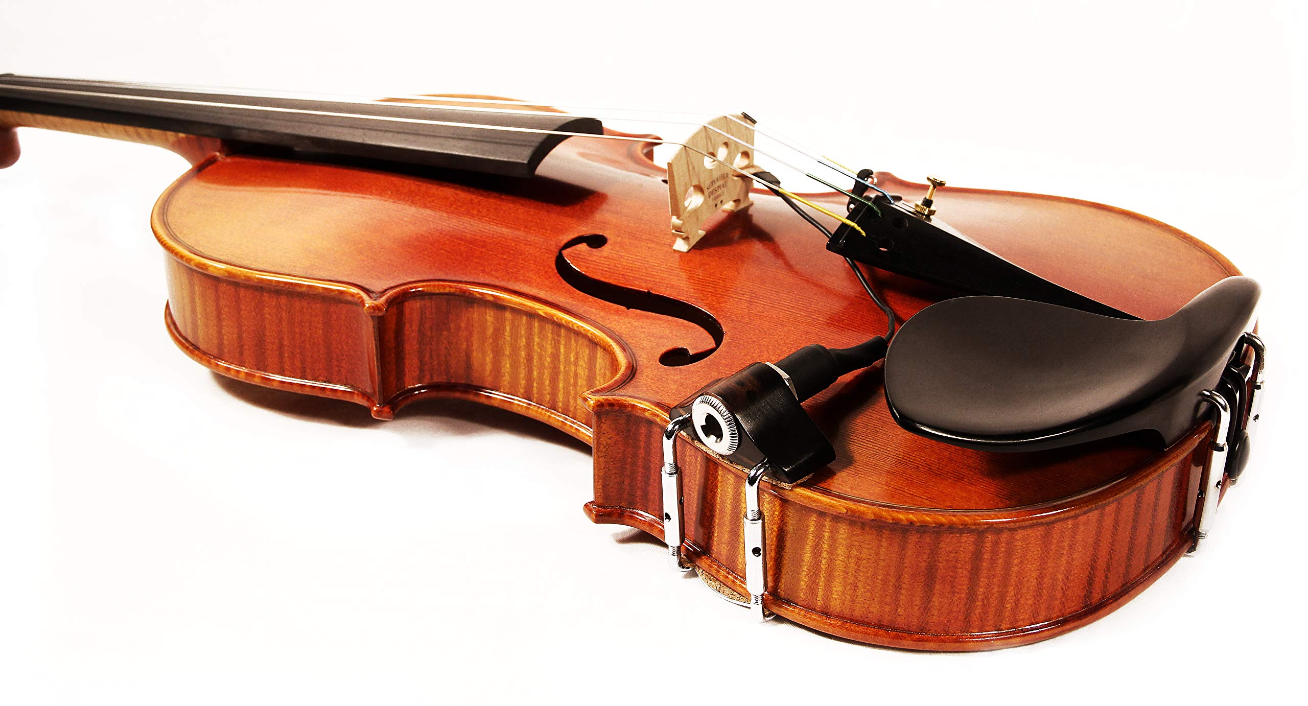 KNA VV-3 Portable Piezo Pickup for Violin and Viola - Lightweight Bridge-Mounted Sensor, Natural Acoustic Sound, Easy Installati
